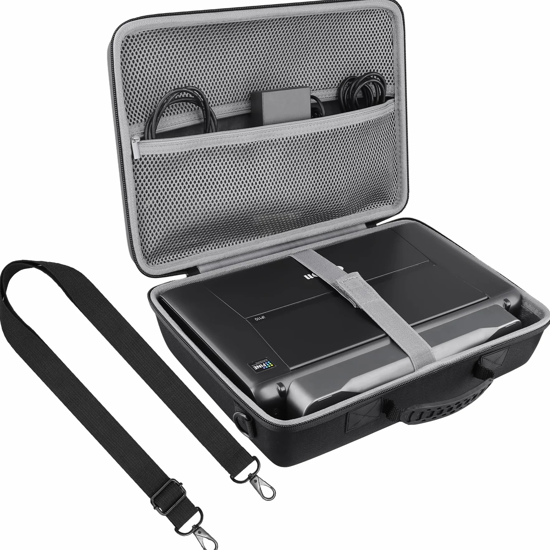 co2CREA Dur Étui de Voyage Rigide Housse Cas Canon Pixma TR160 iP110 TR150 Imprimante Jet d'encre