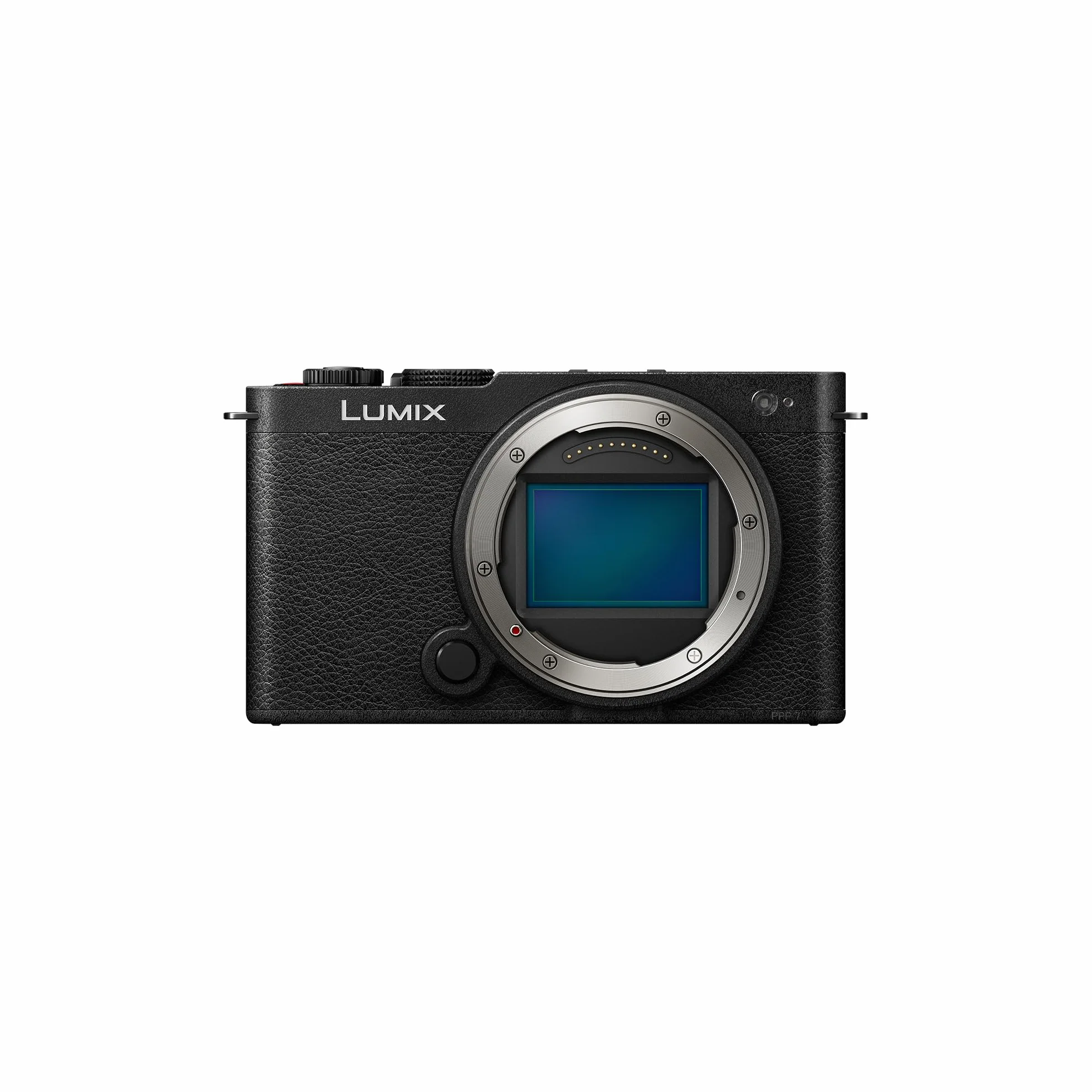 Panasonic Lumix DC-S9E-K Pełnoklatkowy Bezlusterkowy Aparat do Vlogowania, 24.2MP, 6K /4K Video, Stabilizacja Obrazu, Ekran z Technologią Free Angle 5Ghz WiFi Czarny, Korpus