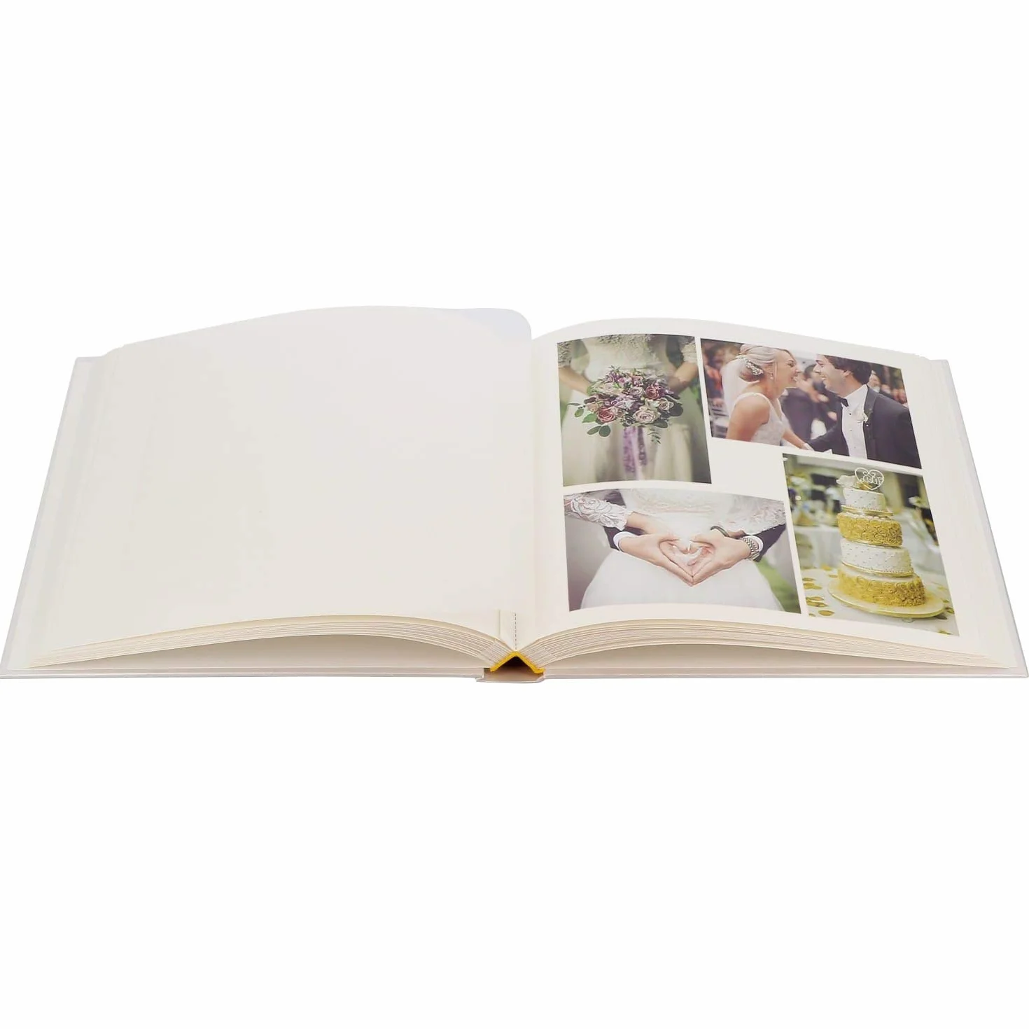 Goldbuch Photo de Mariage Mr. & Mrs Album 60 Pages Blancs Pergamin Souvenir Découpe Papier Fini Gaufré Argenté 30 x 31 x 4 cm