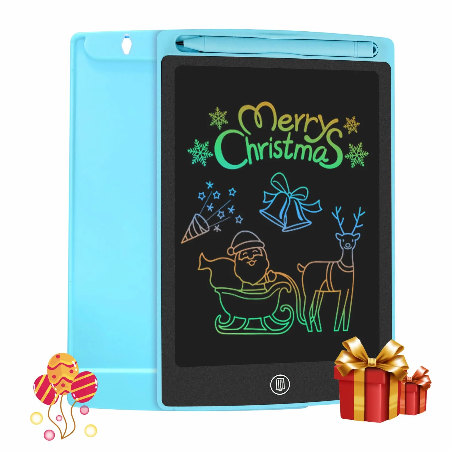 HOMESTEC Tablette d'écriture LCD 8,5 Pouces Planche à Dessin Graphique Serrure à clé Écriture Manuscrite Doodle Pad Enfants Jouets Cadeaux Bleu
