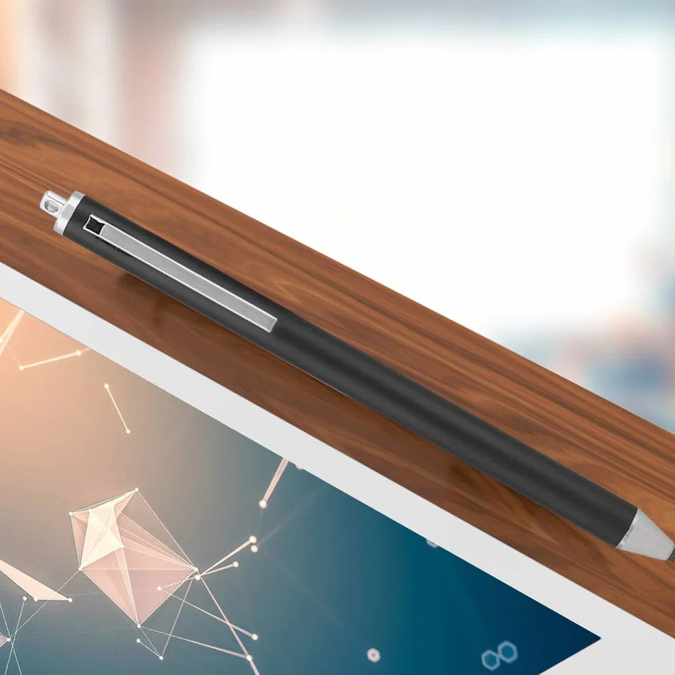 Rysik z główką materiałową, Uniwersalny Rysik do Ekranu Dotykowego do Smartfonów i Tabletów, do Samsunga, do IPada, do OPPO, do Huawei Mate, do Serii NOVA (Czarny)