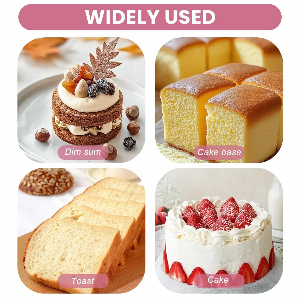 Coupe Gâteau Patisserie Acier Inoxydable Cake Cutter Diviseur avec Poignée