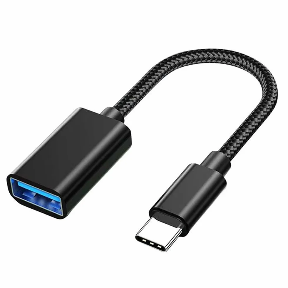 Adaptateur USB C vers USB OTG Type C mâle femelle pour iPhone 16/15 Pro Max iPad Pro MacBook Pro Air Samsung Galaxy S24 S23 S22 S21 Google Pixel Huawei