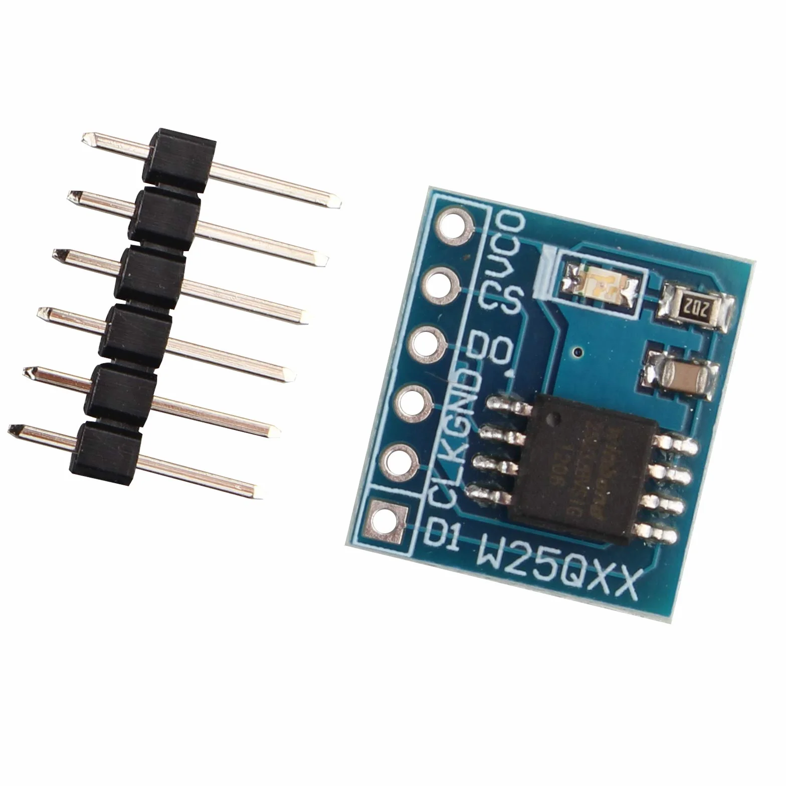 Lot de 2 modules de stockage Nor Flash W25Q32 32 Mbit Interface SPI pour STM32