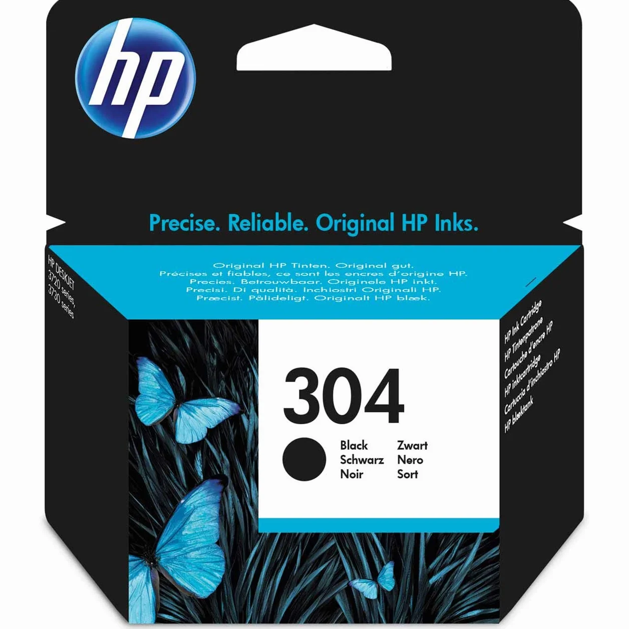 HP 304 Czarny Wkład do Drukarki HP Deskjet 2630, 3720, 3720, 3720, 3730, 3735, 3750, 3760; hP Envy 5020, 5030, 5032