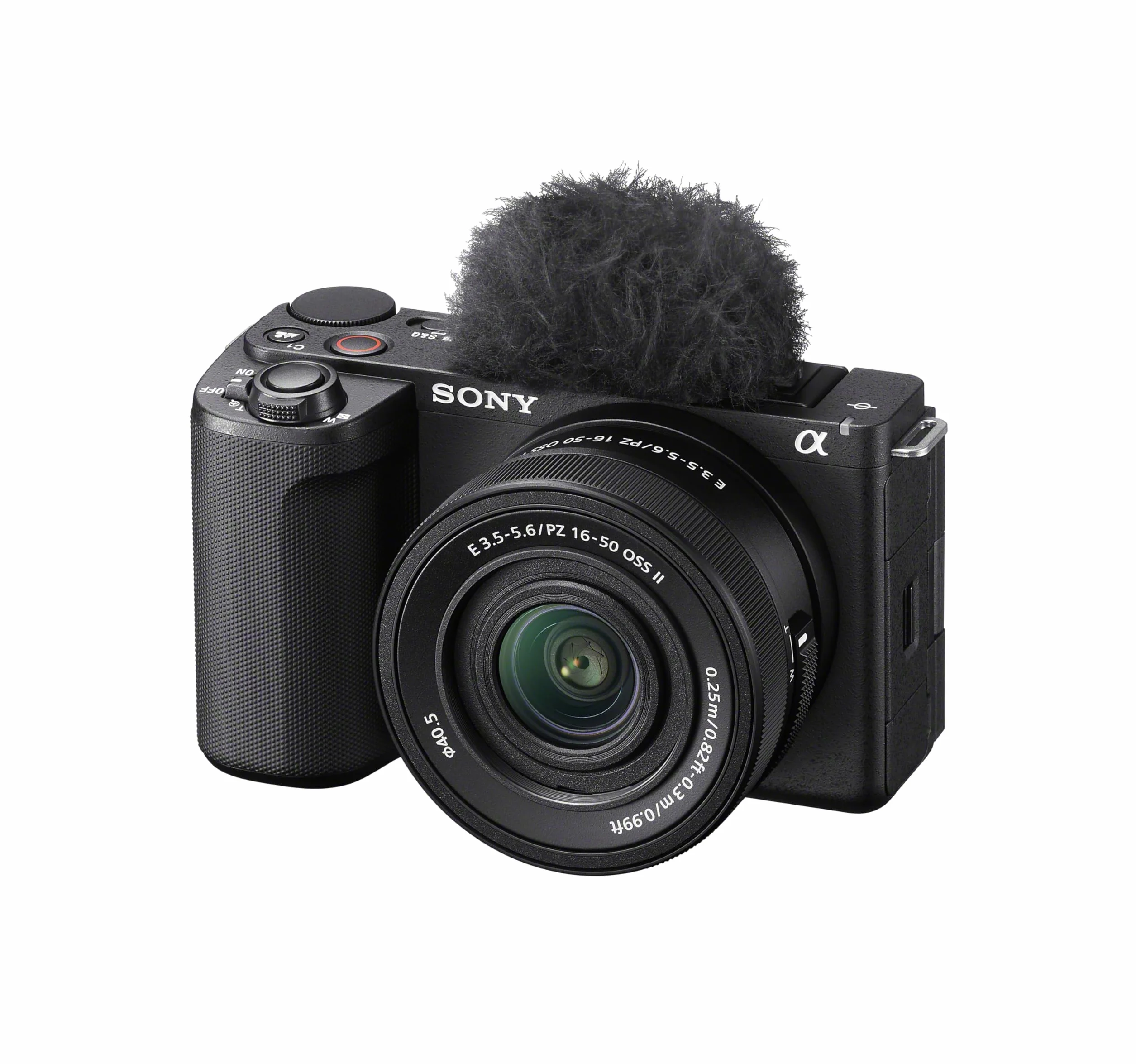Sony ZV-E10M2KB bezlusterkowy aparat APS-C 26 MP z obiektywem 16–50 mm (4K 60p, Eye AF, odchylany ekran, USB-C streaming – aparat idealny dla twórców i vlogerów)