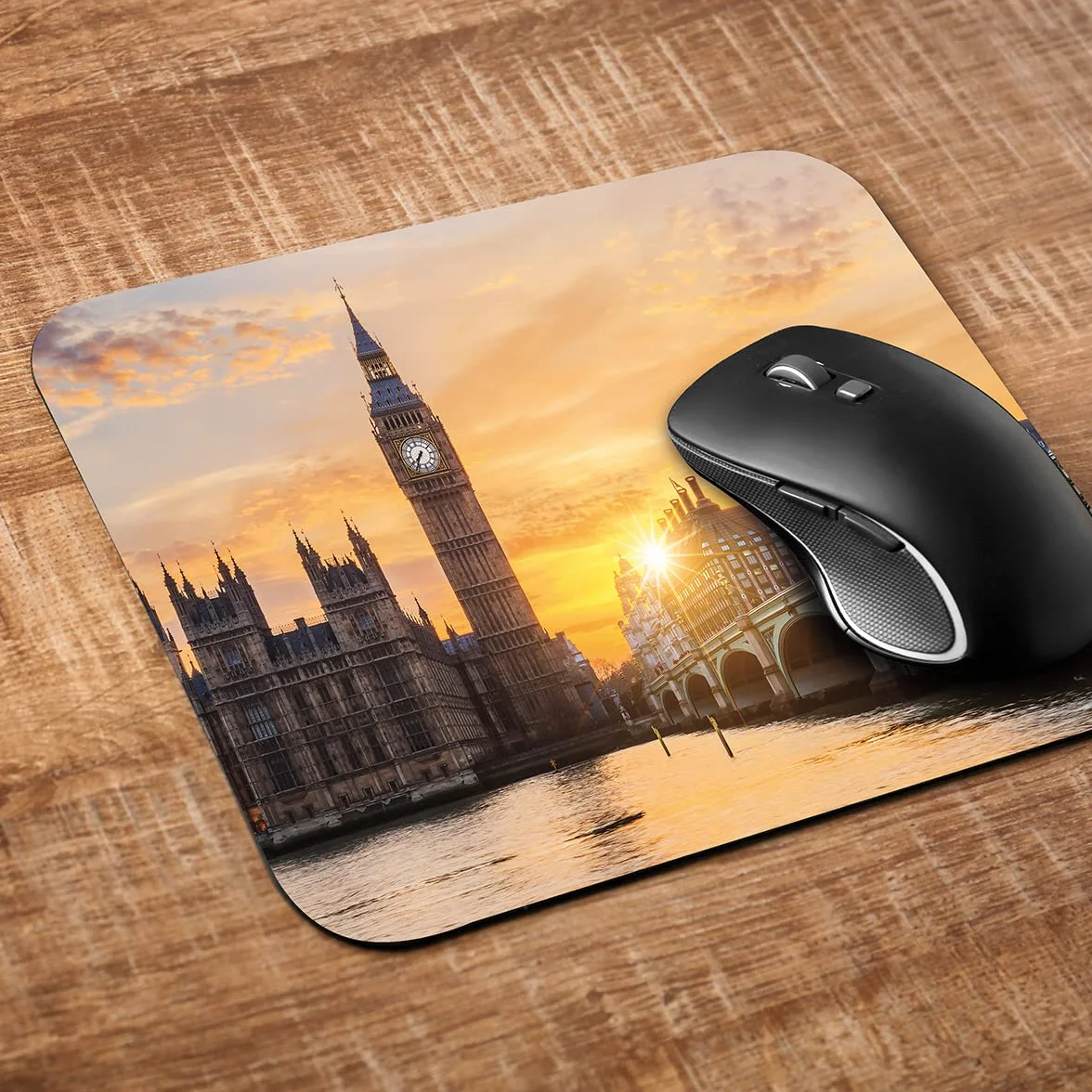 GRAVURE CONCEPT Tapis De Souris Personnalisable en Polyester Base Silicone Antidérapante