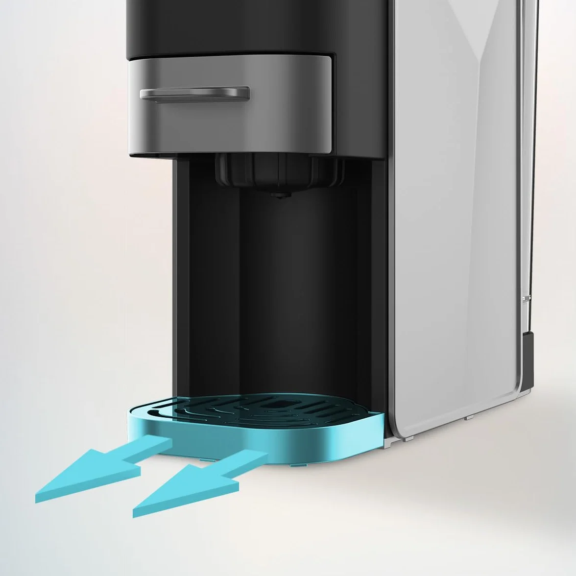 Cecotec Machine à Café Capsules Compacte FreeStyle Compact Dark Roast. 4 en 1, 1350 W, 20 Bars, Compatible avec Café Moulu, Dolce Gusto, Nespresso, ESE pod et Senseo, Réservoir 700 ml