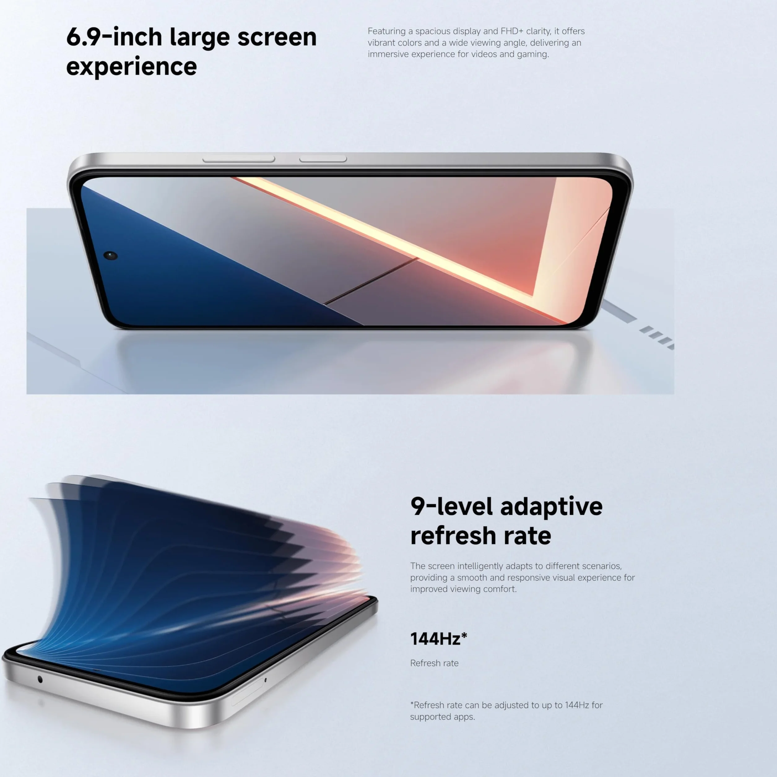 Xiaomi POCO M7, smartfon 6+128 GB, 6,9" FHD+ 144 Hz, Snapdragon 685, podwójny aparat 50 MP AI, 7000 mAh, czarny, ładowarka nie wchodzi w zakres dostawy