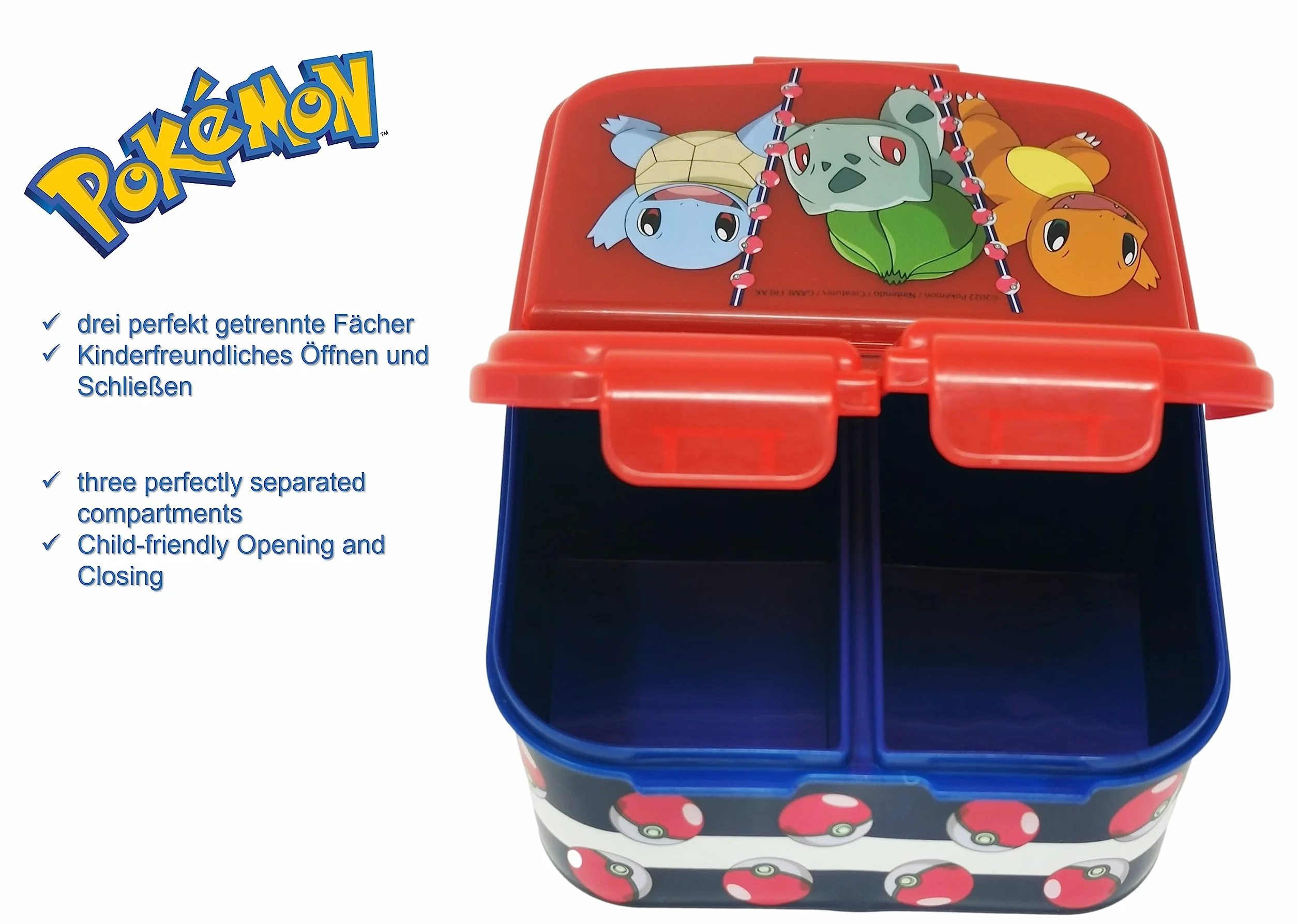 Theonoi Boîte à déjeuner pour enfant Pokémon
