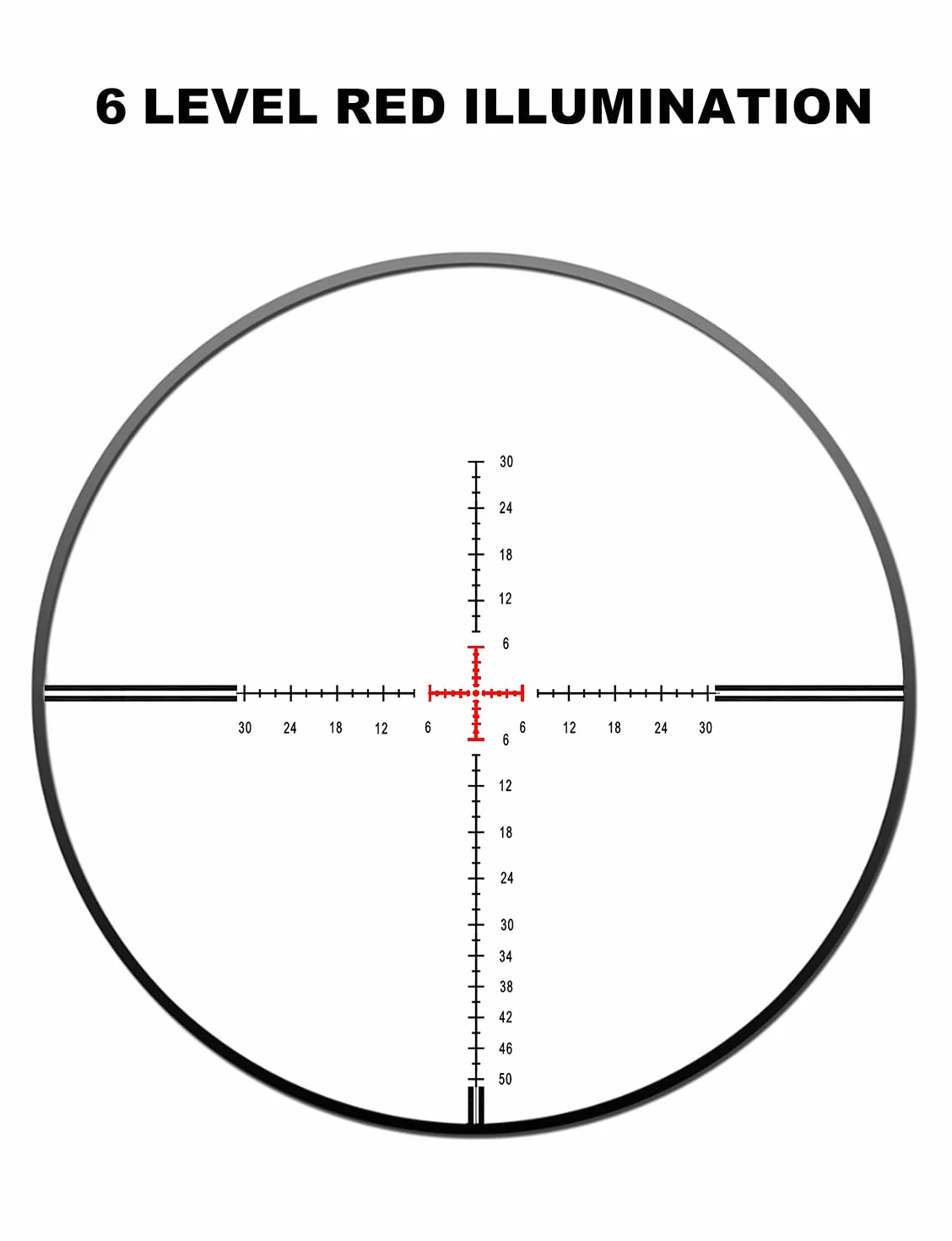 Luneta celownicza LHD 3-12X42/4-16x44SFIR FFP kompaktowa, lekka optyka, 1/4 MOA, sześciostopniowa siatka podświetlana na czerwono, luneta do przygód na świeżym powietrzu z tubusem 30 mm