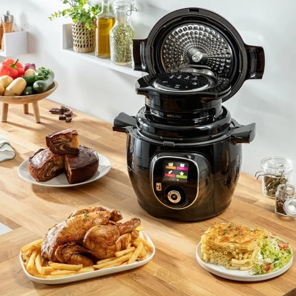 COOKEO MULTICUISEUR 6L 180 RECETTES + EXTRA CRISP MOULINEX - CE85X8F0