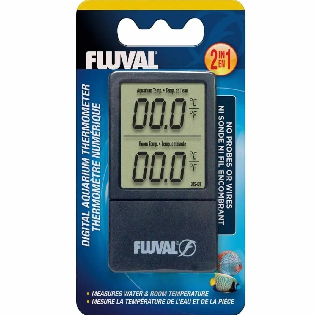 FLUVAL Thermomètre pour Aquariophilie 2 en 1