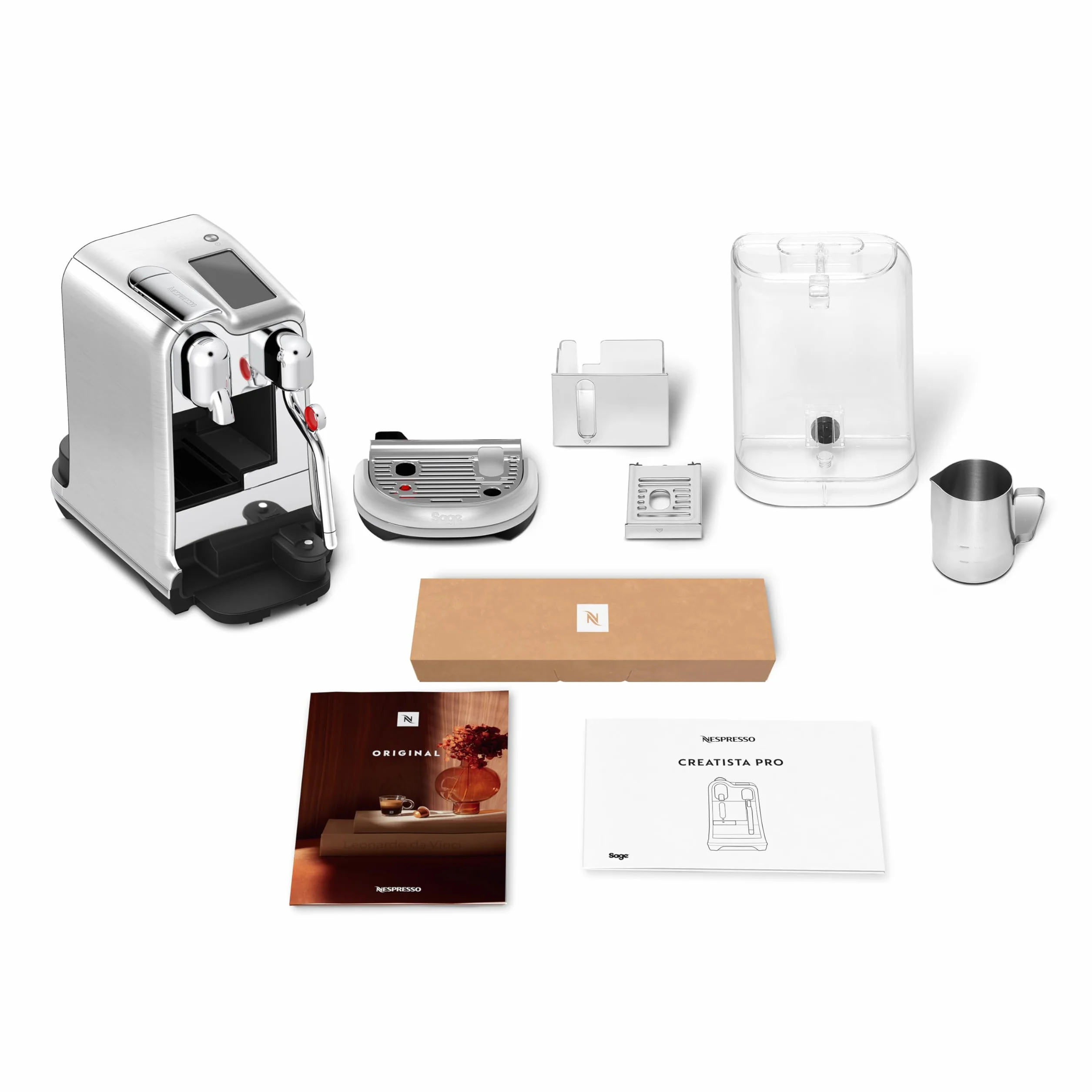 Nespresso Creatista Pro Machine à café, SNE900BSS par acier inoxydable, Sage Appliances
