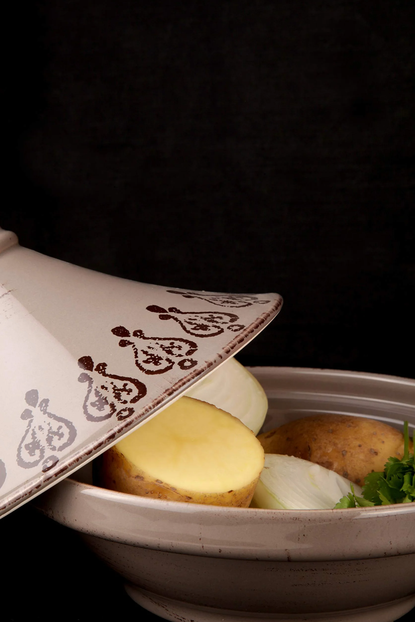 Cosy&Trendy 900042A Tajine grès Melbourne, 22 cm, Brun