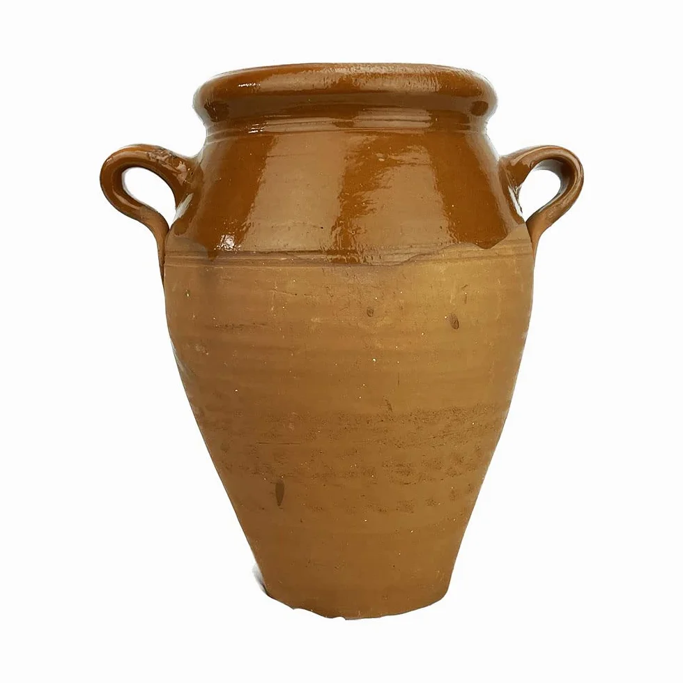 Tanjia marocaine de marrakech, artisanat marocain fait à la main 24 x 19 x h 27 cm.