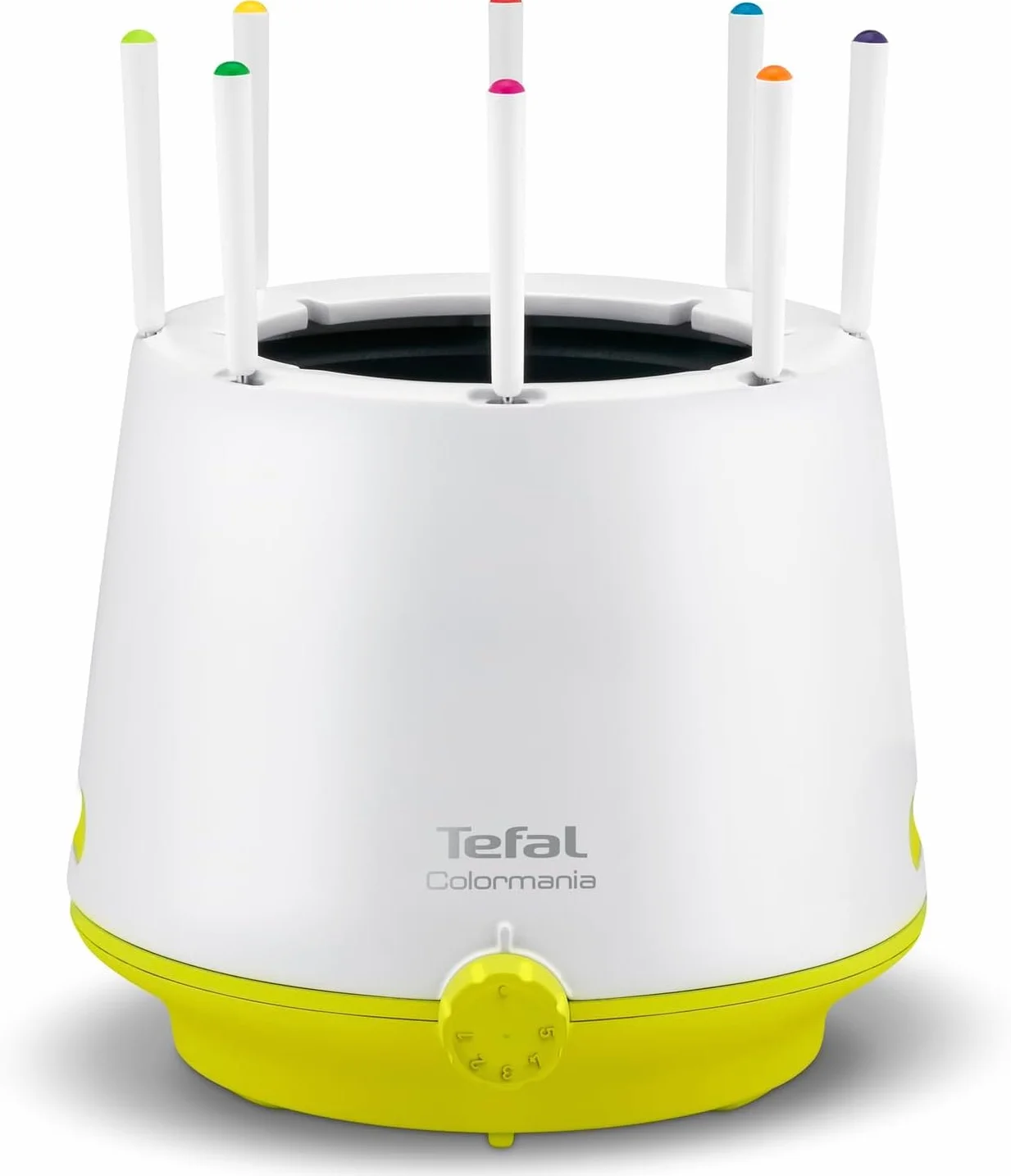 Tefal Appareil à fondue 8 personnes, Fondues Bourguignonnes, Savoyardes, Chocolat, Chinoises, Paroi isolante Thermorespect, Caquelon antiadhésif, Thermostat réglable, Fabriqué en France EF260312