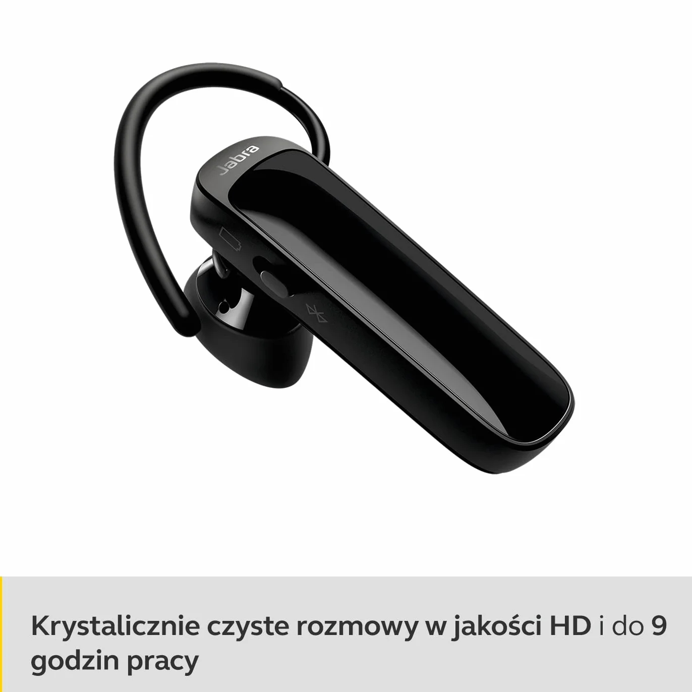 Jabra Talk 25 SE Mono Bluetooth - Bezprzewodowy Zestaw Słuchawkowy na Jedno Ucho - Wbudowany Mikrofon, Streaming Multimediów i Czas Rozmów do 9 Godzin - Kolor Czarny