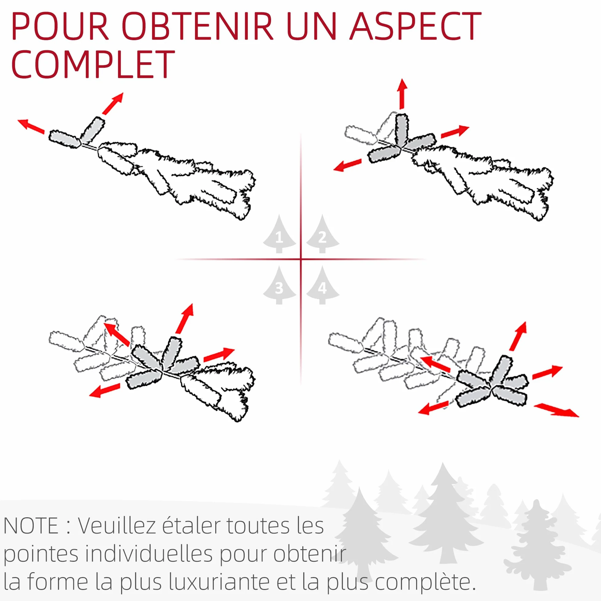 HOMCOM Couronne de Noël Porte Artificielle 60 CM décoration de Noël Lumineuse avec Pommes de pin et grappes de Baies, lumières LED et minuterie, pour Porte, fenêtre ou cheminée, Vert