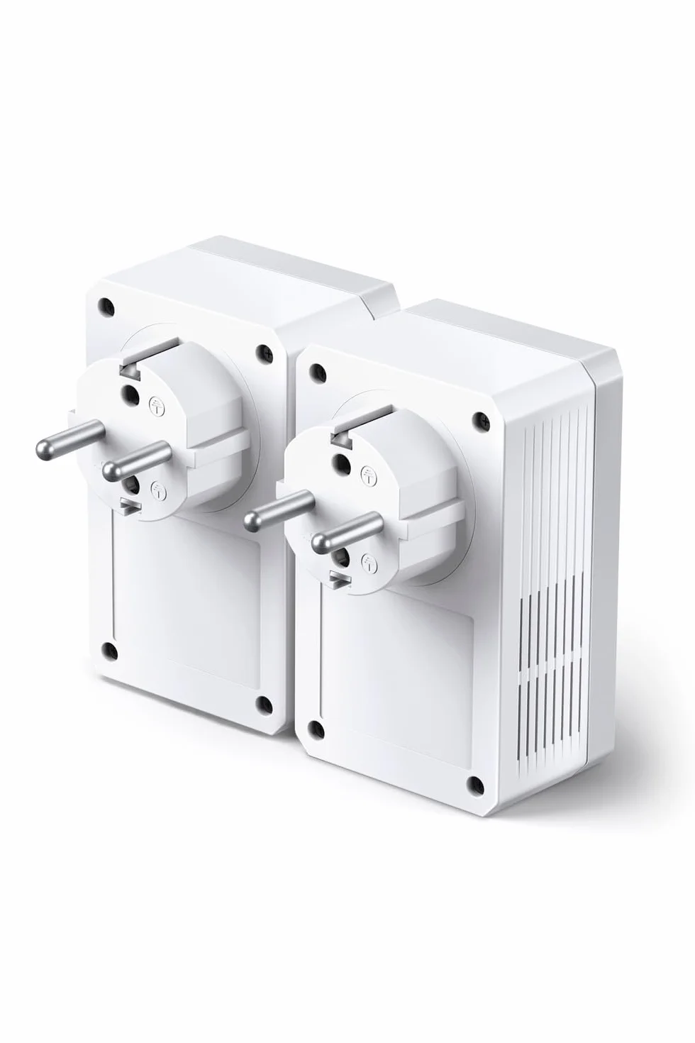 TP-Link Zestaw TL-PA4015P (FR) Gniazdo CPL 600Mbps, Homeplug AV2, Wbudowane Gniazdo Zasilania, Port Ethernet, Światłowód, OneMesh, Bez Nowych Przewodów