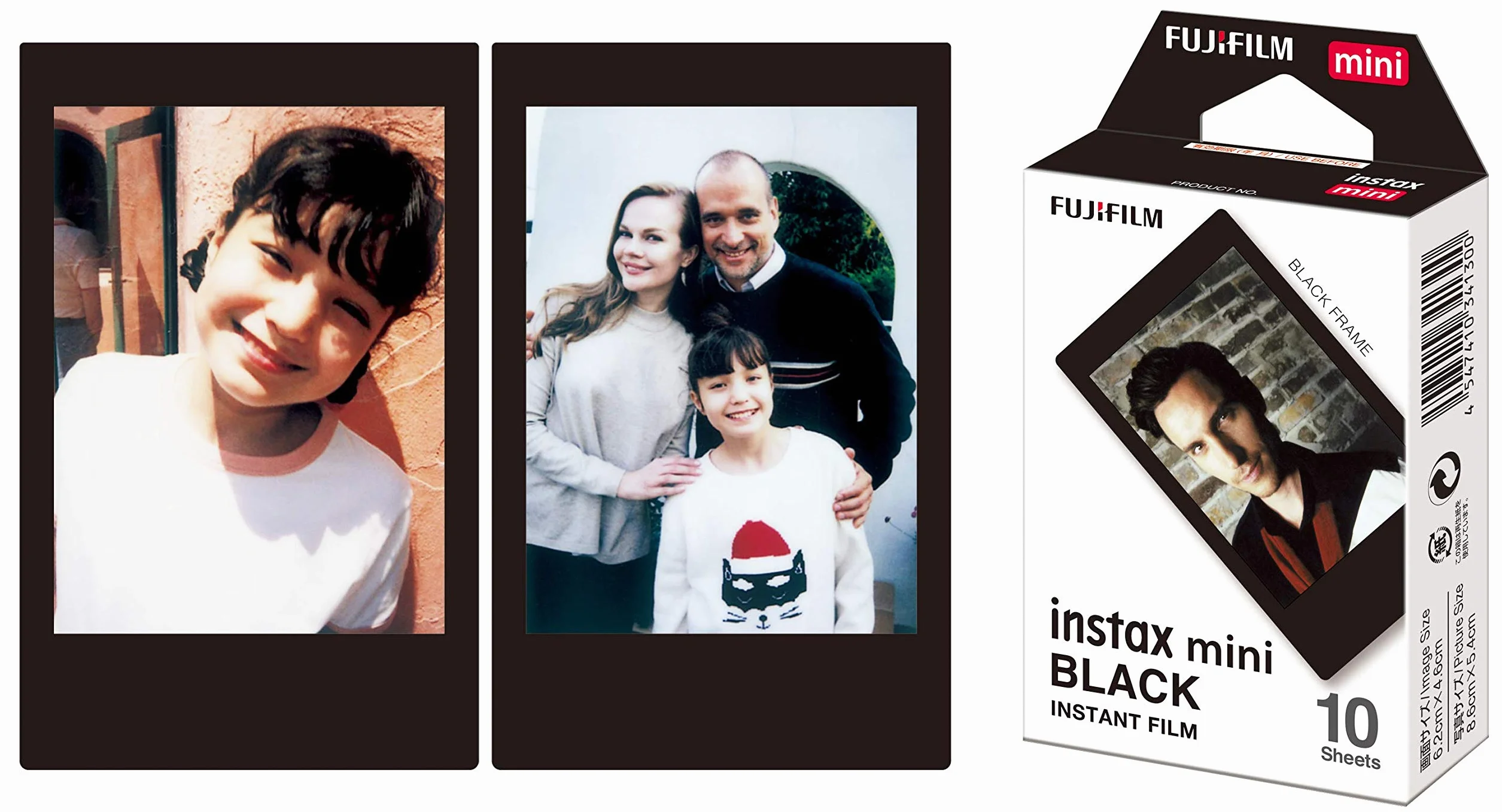 instax film mini 1x10, czarny
