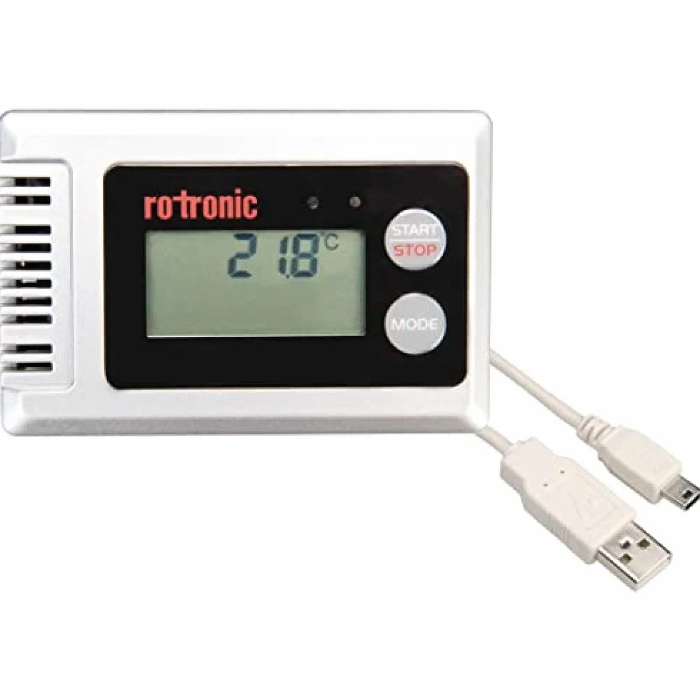 ROTRONIC TL Kit 1D Enregistreur de données température avec écran hydrolog Gris