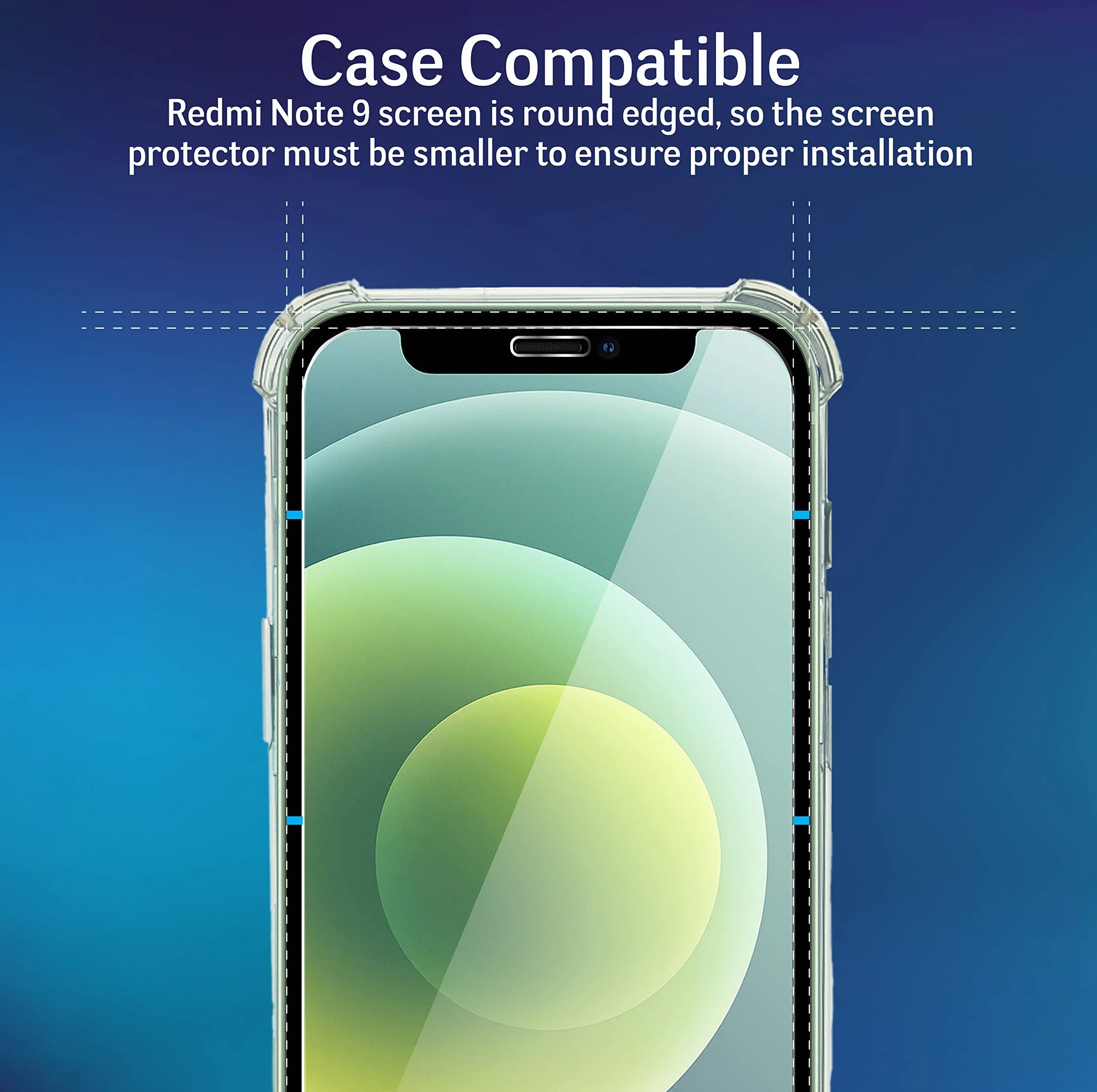 Ochraniacz ekranu do Xiaomi Redmi Note 9 [3 sztuki] szkło hartowane na ekranu, screen protector ochronne ekran