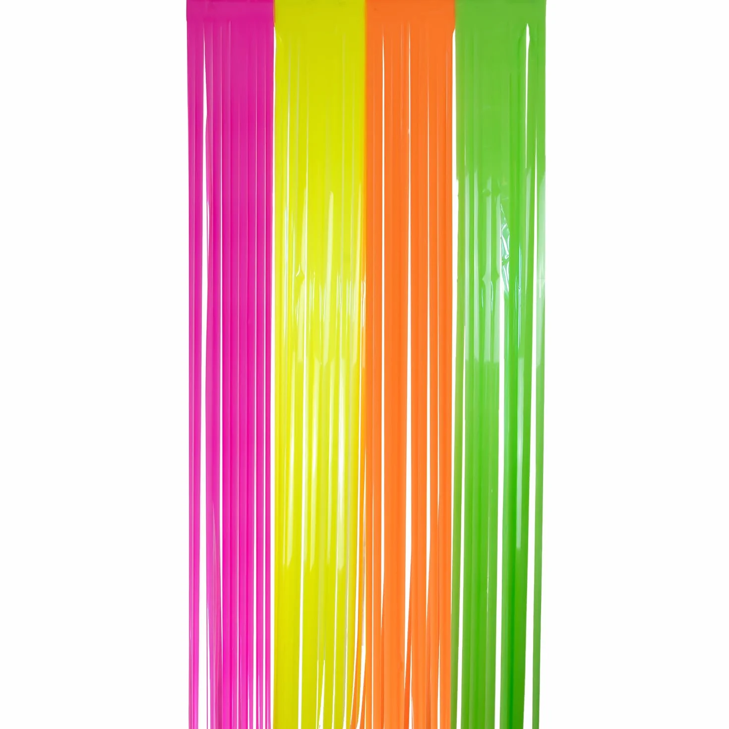 Folat 27593 Rideau de fête Néon 1 x 2 m Foil Fringe Tinsel