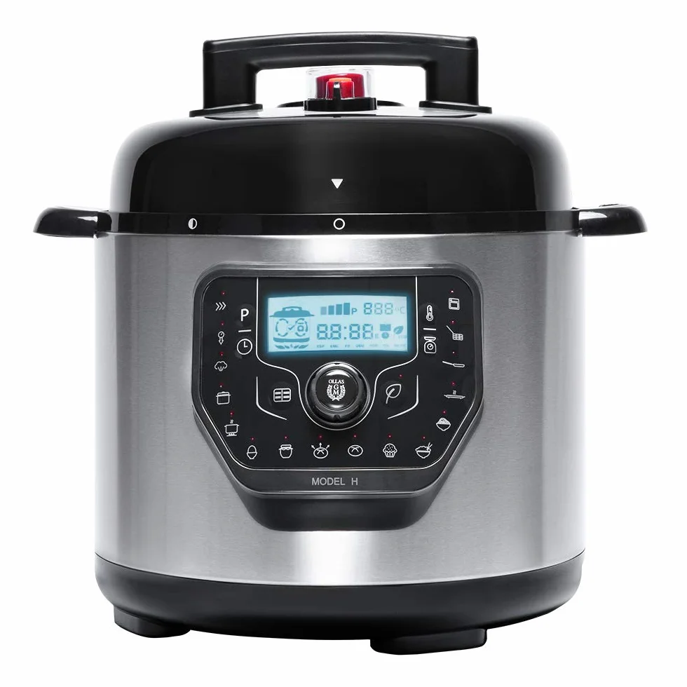Cecotec Cocotte Programmable GM Modèle H Deluxe. Programmable 24 heures, Capacité 6 litres, Système de Cuisson Intelligent, Fonction Balance, Température Ajustable, Pression Ajustable