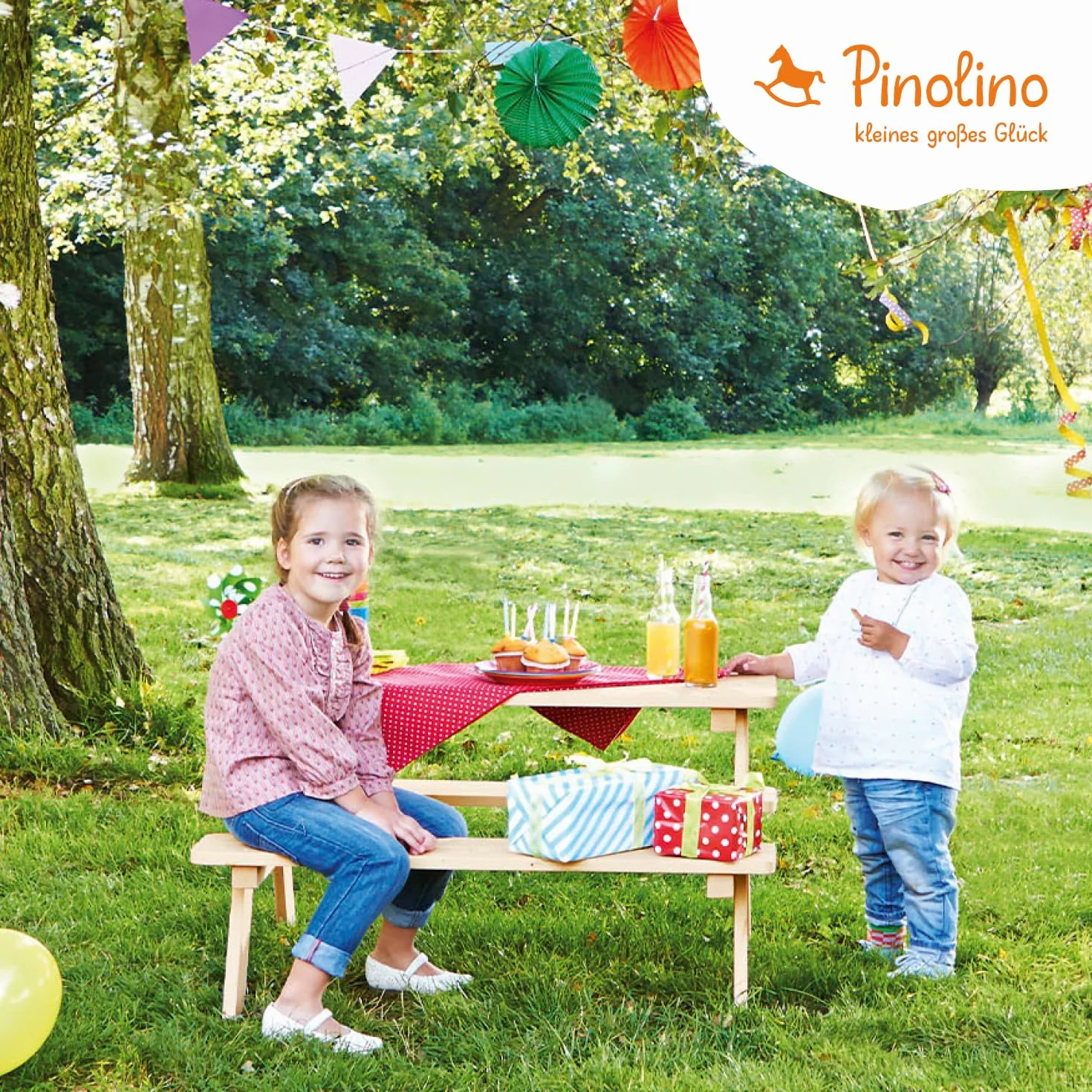 Pinolino Table et Chaises Enfant Nicki Jouet en Bois