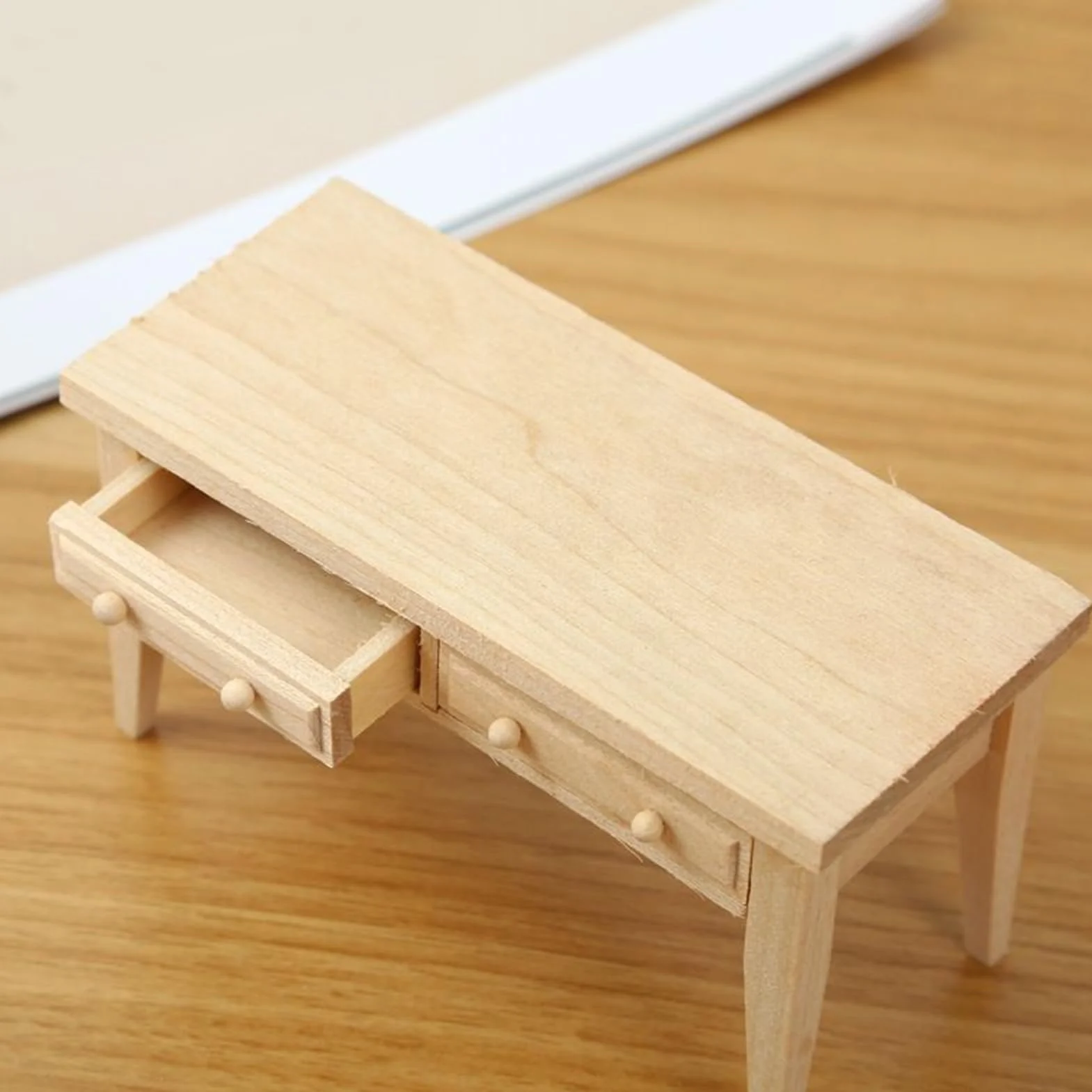 Mobilier De Maison De Set de Table et Chaises Miniatures Échelle 1/12 pour Maisons de Féériques Collectionneurs