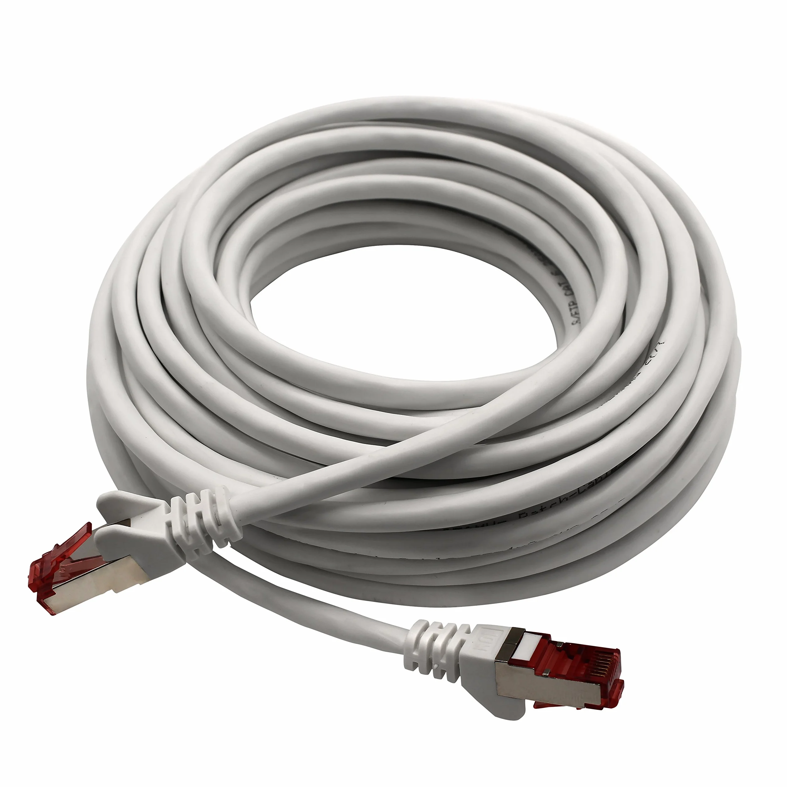 Câble réseau Cat.6 0,5m blanc SFTP Pimf 5 pièces