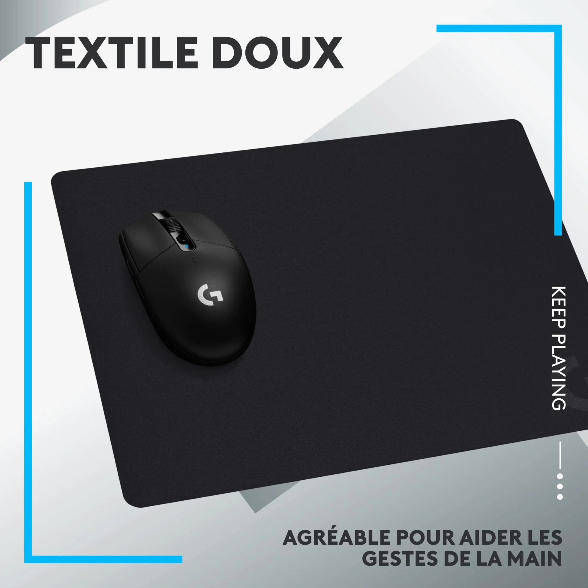 Logitech G G240 Tapis de Souris de Jeu 340 x 280 x 1 mm Noir