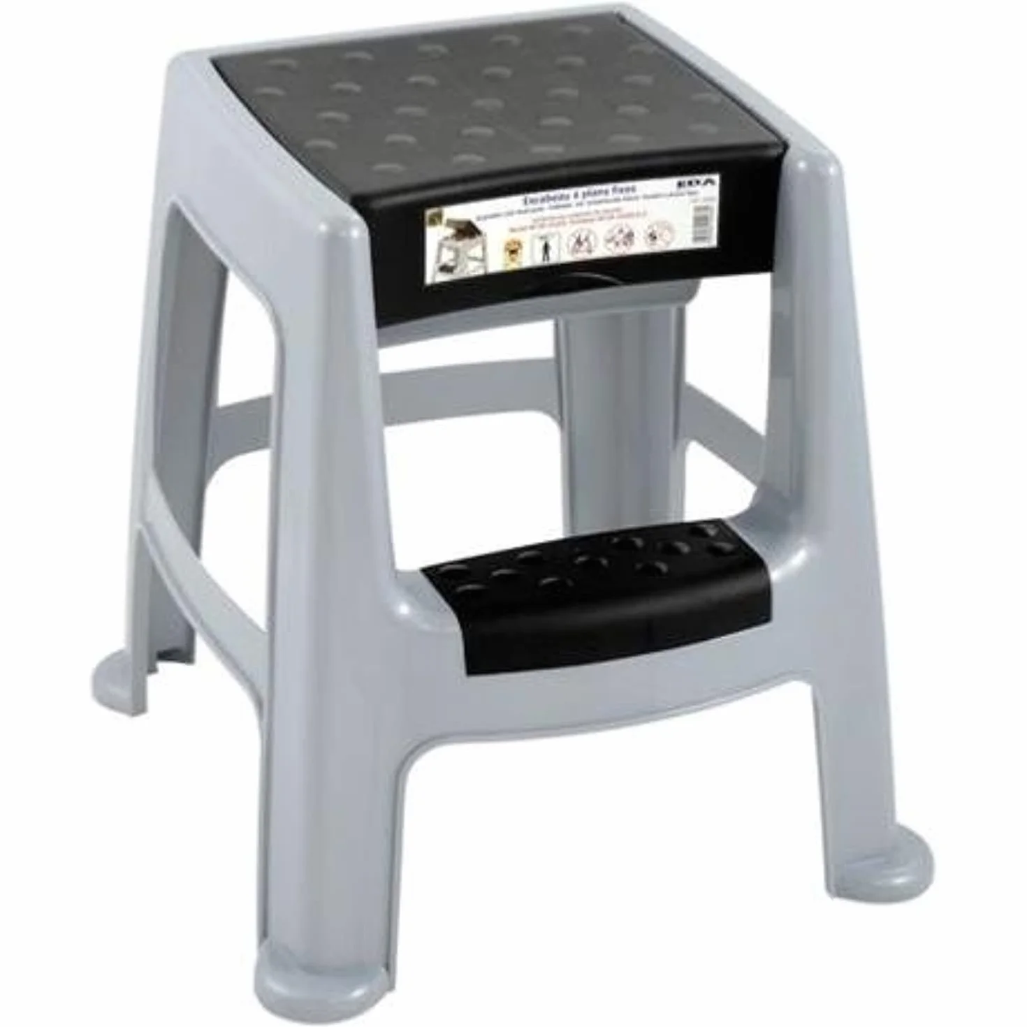 Bo Time Tabouret Marchepied / Escabeau - avec Coffre de Rangement