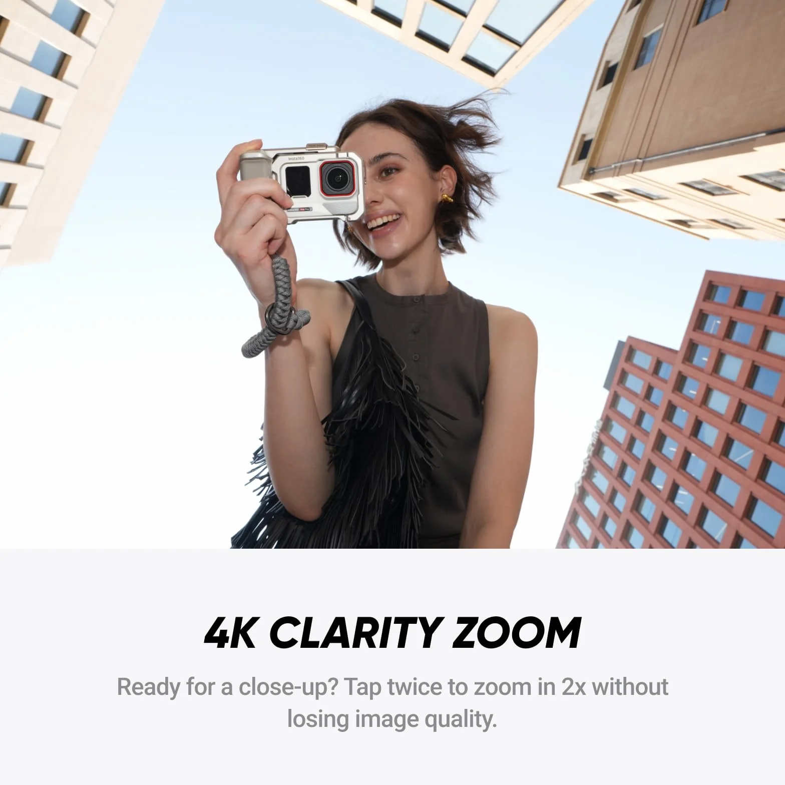Insta360 Ace Pro 2 Polaris White Limited Edition – zestaw Xplorer w kolorze księżycowym srebra: aparat 8K opracowany z Leica, czujnik 1/1,3", podwójny chip AI, wiodąca wydajność przy słabym