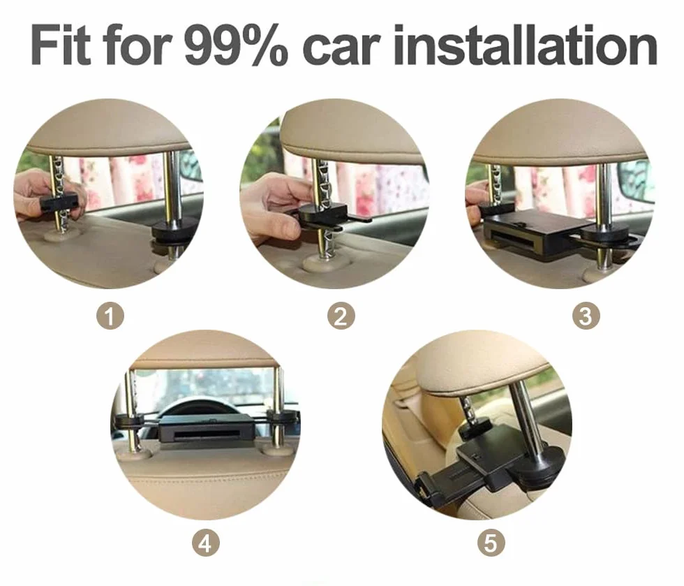 Samochodowe Zagłówki Odtwarzaczy Wideo - 11,6-calowy Uniwersalny Tablet Samochodowy 4K, System Multimedialny z Odtwarzaczem Multimedialnym na Tylnym Siedzeniu 1+16G, Wideo Samochodowe dla Androida 9.0