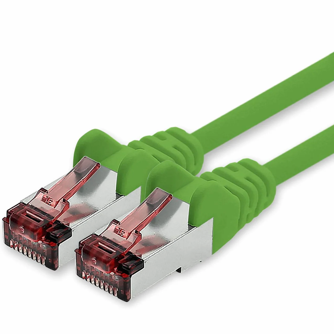 Câble réseau Cat6 15m Ethernet vert Lankabel SFTP 1000 Mbit/s