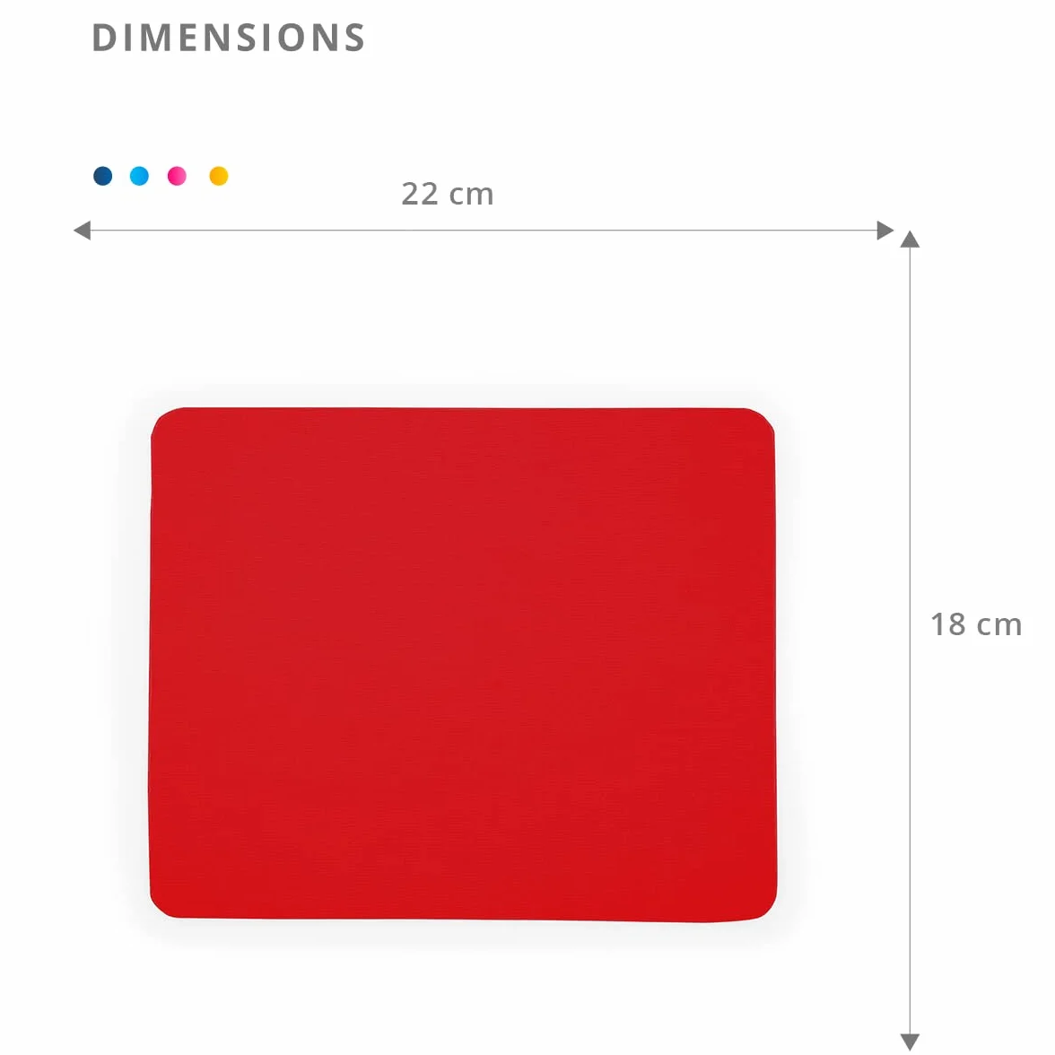 GRAVURE CONCEPT Tapis De Souris Personnalisable en Polyester Base Silicone Antidérapante