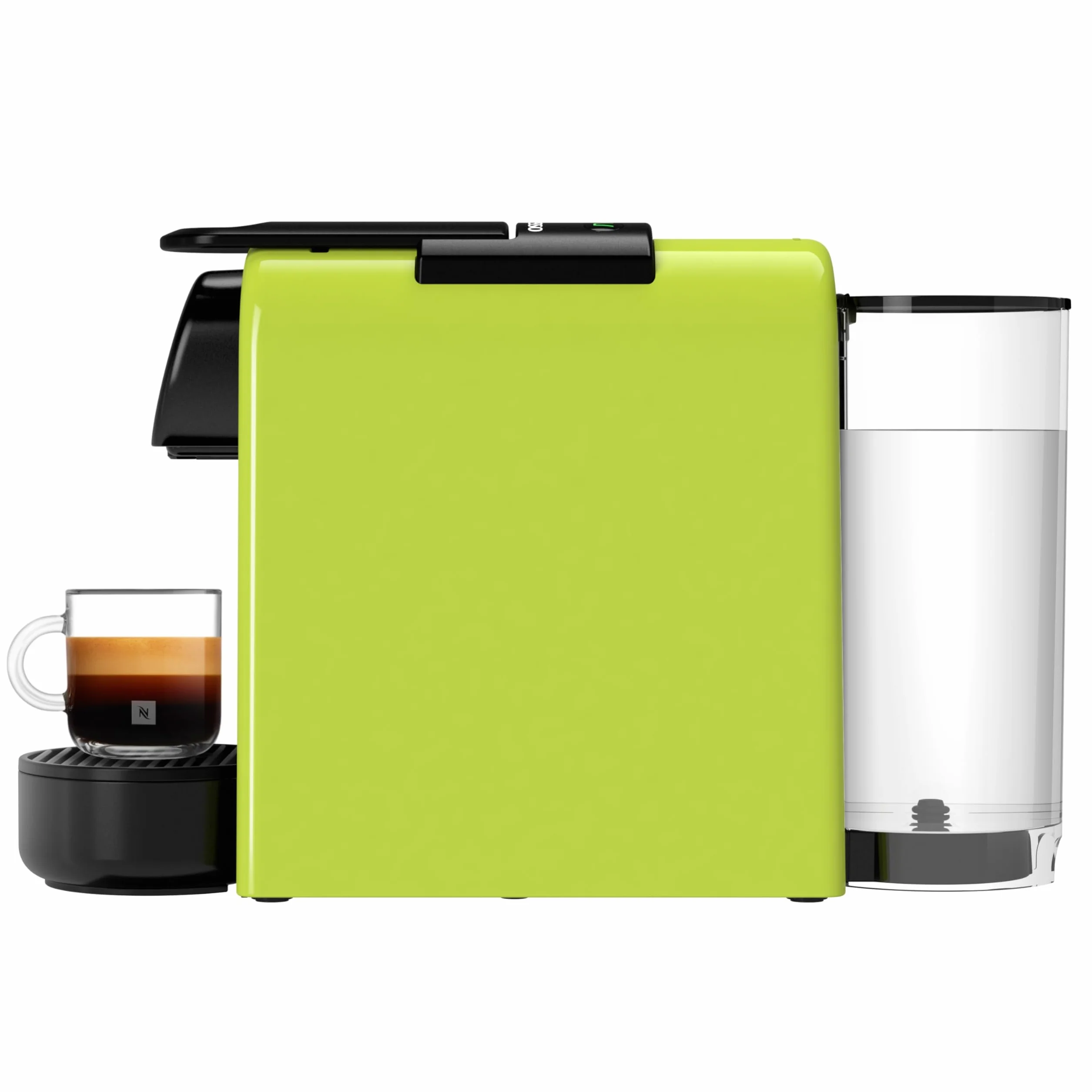 Nespresso De'Longhi Machine à Café Essenza Mini Vert, 19 Bars + Kit de Bienvenue, Design Compact, Expresso et Lungo, Arrêt Automatique, EN85.L