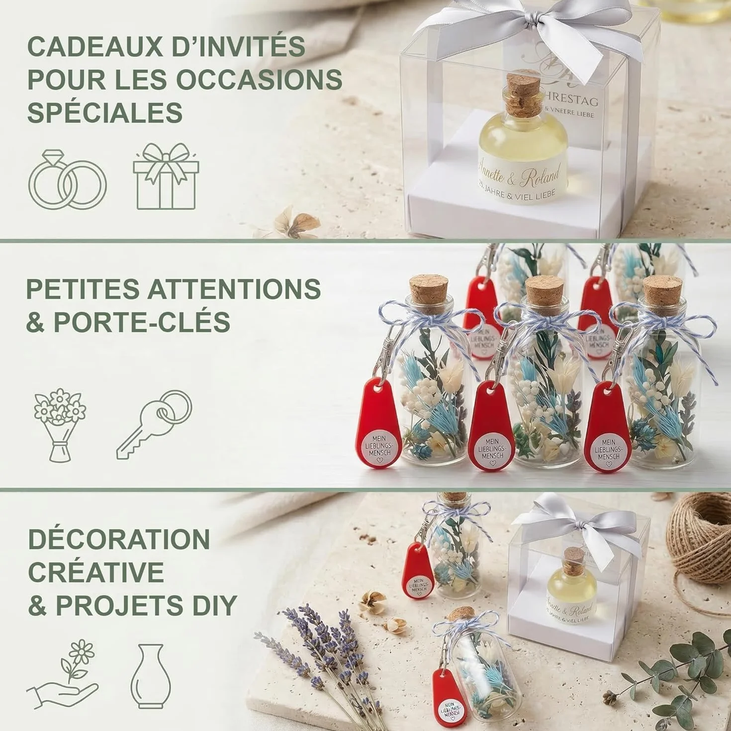36 Fiole en Verre 100ml, Petite Bouteille en Verre 100 ml - Mini Bouteille Verre Flacon Mignonette Alcool Vide Bouchon Liège Mariage Étiquette