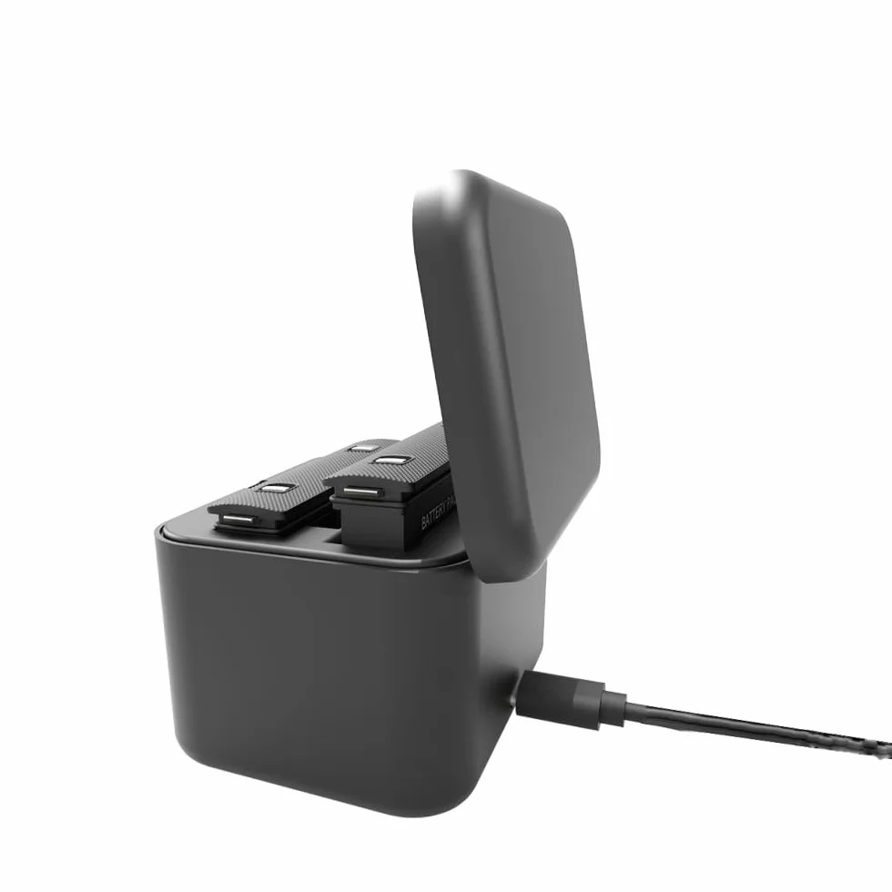 Nadaje się do podwójnej ładowarki Insta 360 X5, kompaktowa, wydajna, podwójna ładowarka, uchwyt na akumulator, ładowarka do aparatu