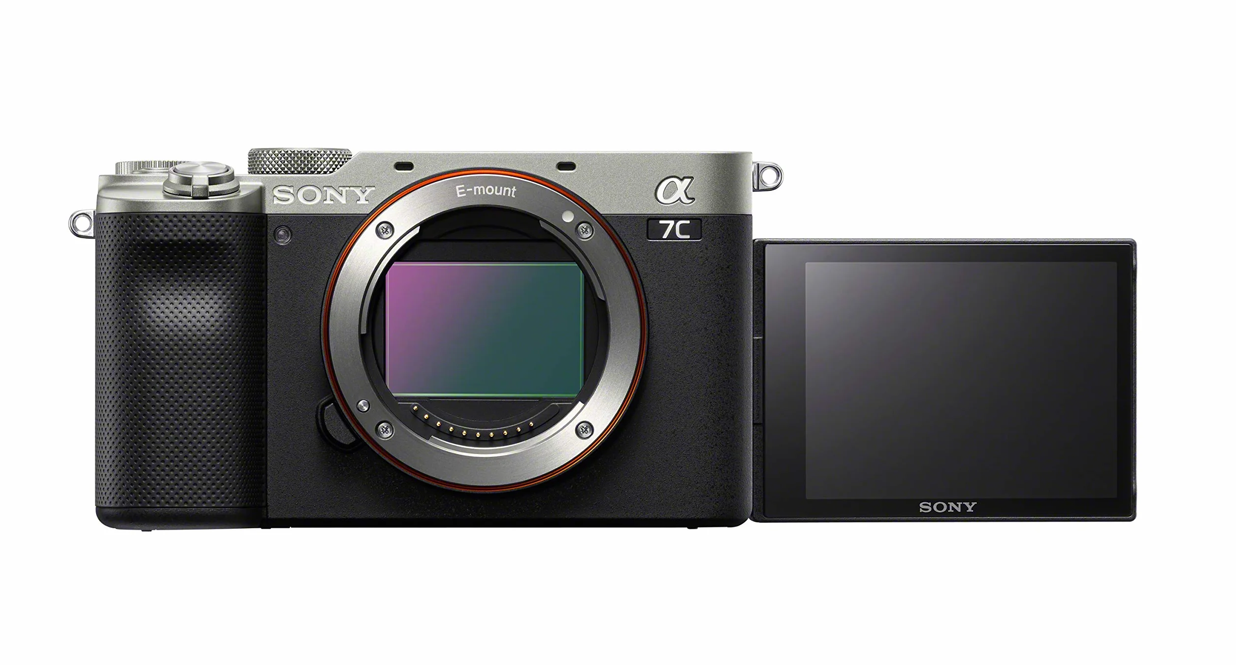 Sony Alpha 7C ILCE7CS.CEC Aparat Cyfrowy, Czarny/Srebrny, 24.2 MP