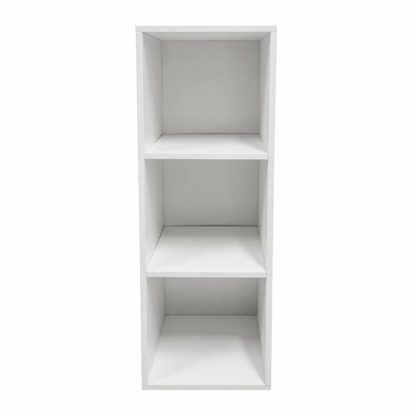 VDD Lp records meuble de rangement vinyle - range disques vinyle lp - 3 compartiments - blanc