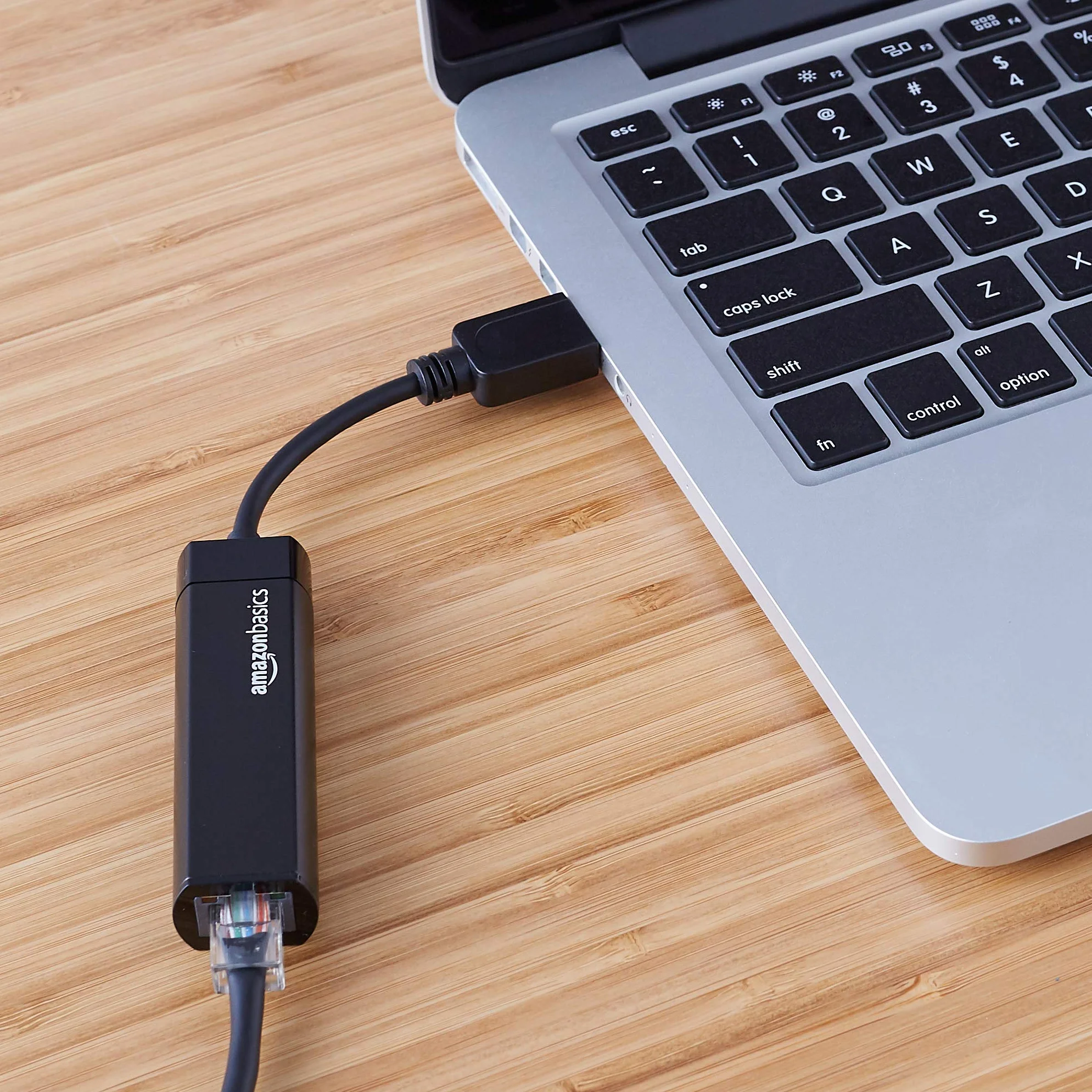 Amazon Basics Adaptateur Internet USB 3.0 vers 10/100/1000 Gigabit Ethernet Noir