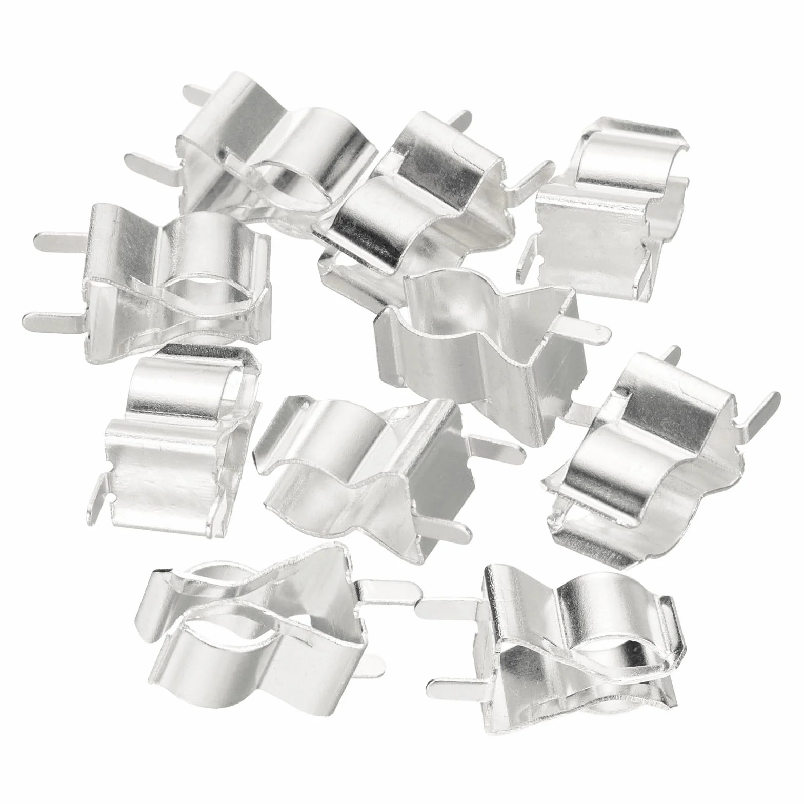 QUARKZMAN 10 sztuk bezpieczników zaciskowych do 6 x 30 mm szklana ceramiczna rura uchwyt zaciskowy szklana ceramiczna rura uchwyt zaciskowy mosiężny klips bezpiecznik klips srebrny