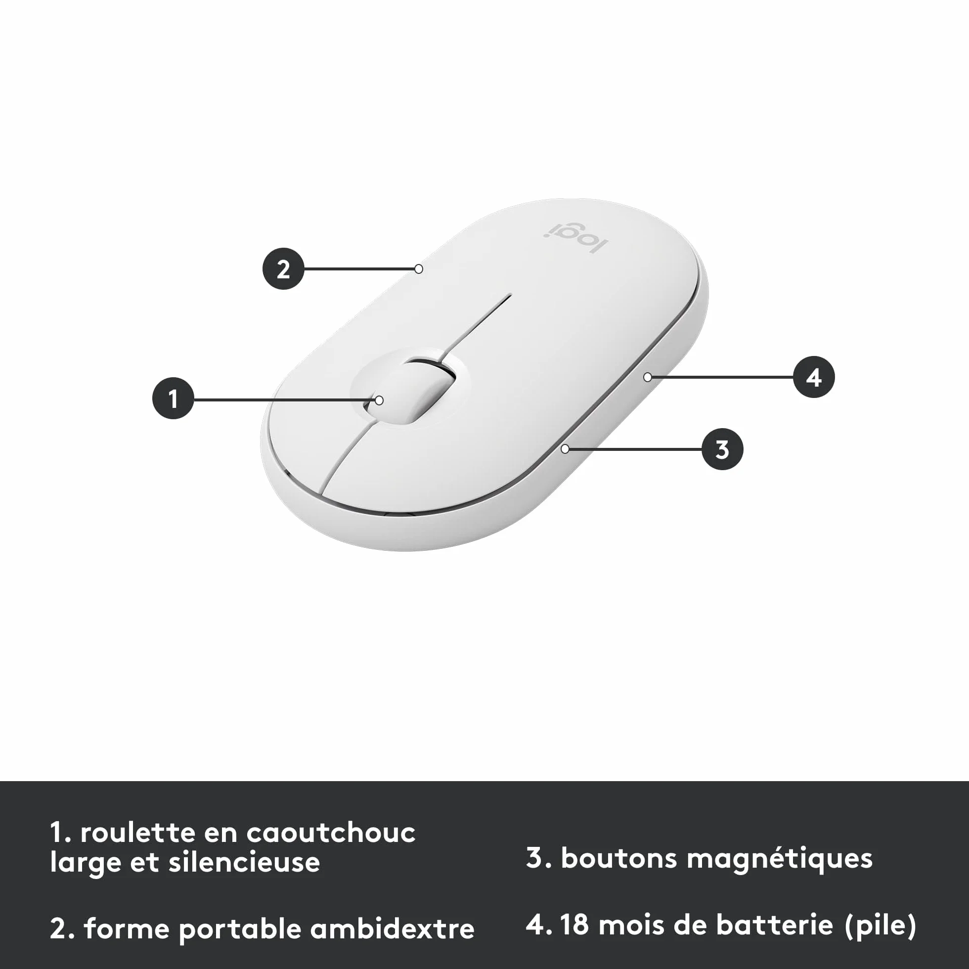 Logitech MK470 Slim Bezprzewodowa klawiatura & Mysz Combo - FRA AZERTY