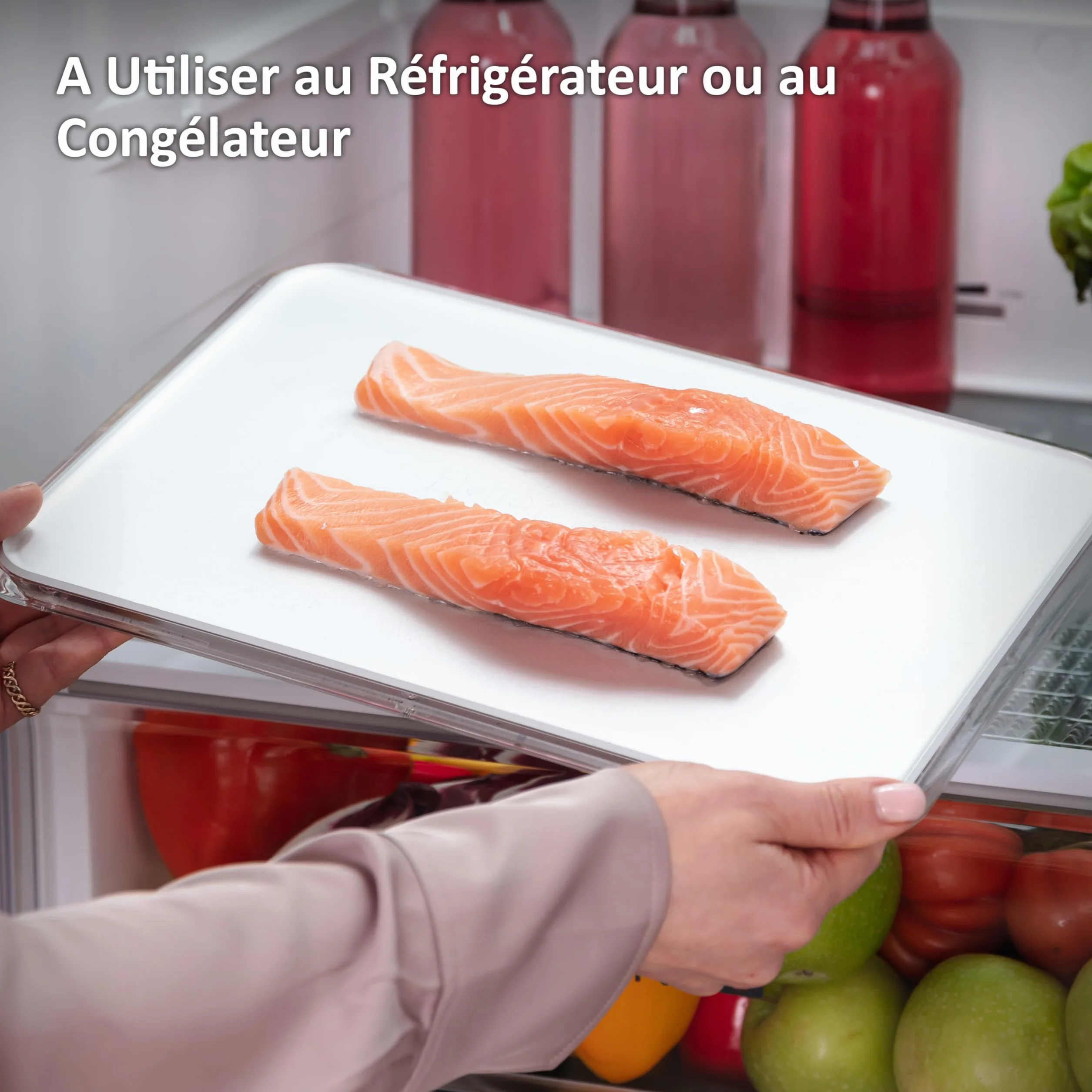 Haier Fresher Pad - Plateau de Congélation en Aluminium - Accélère la Congélation et la Décongélation des Aliments en Préservant Les Valeurs Nutritionnelles - 345 x 245 mm