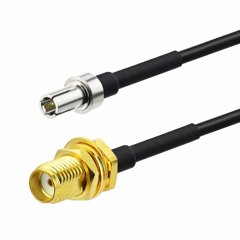 Eightwood 2 x kabel TS9-SMA, 30 cm, kompatybilny z routerem i modemem Huawei 4G LTE, przedłużacz anteny mobilnej o dużej prędkości