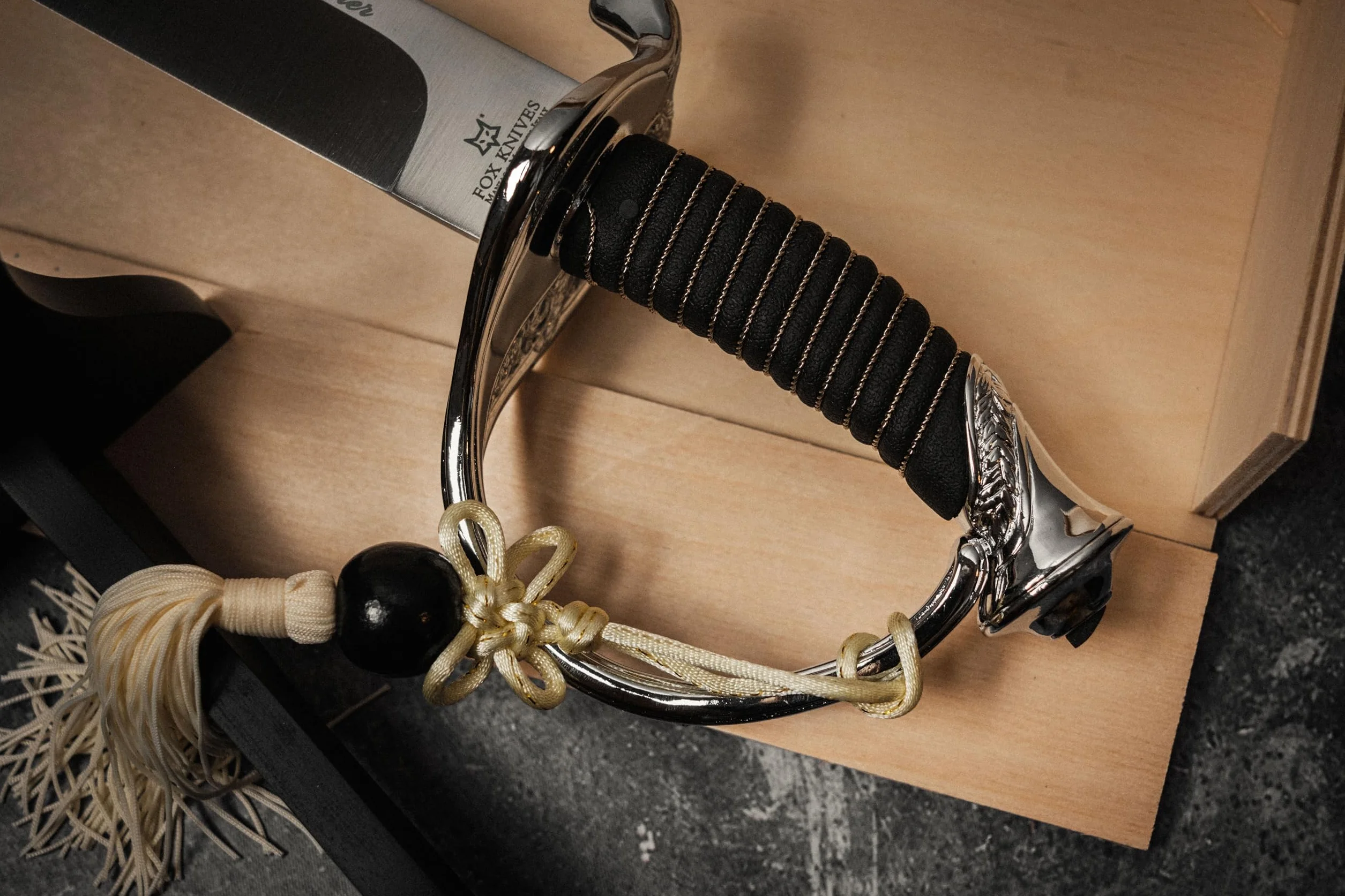 FOX - Champagne Sabre pour sommelier - Poignée en acier