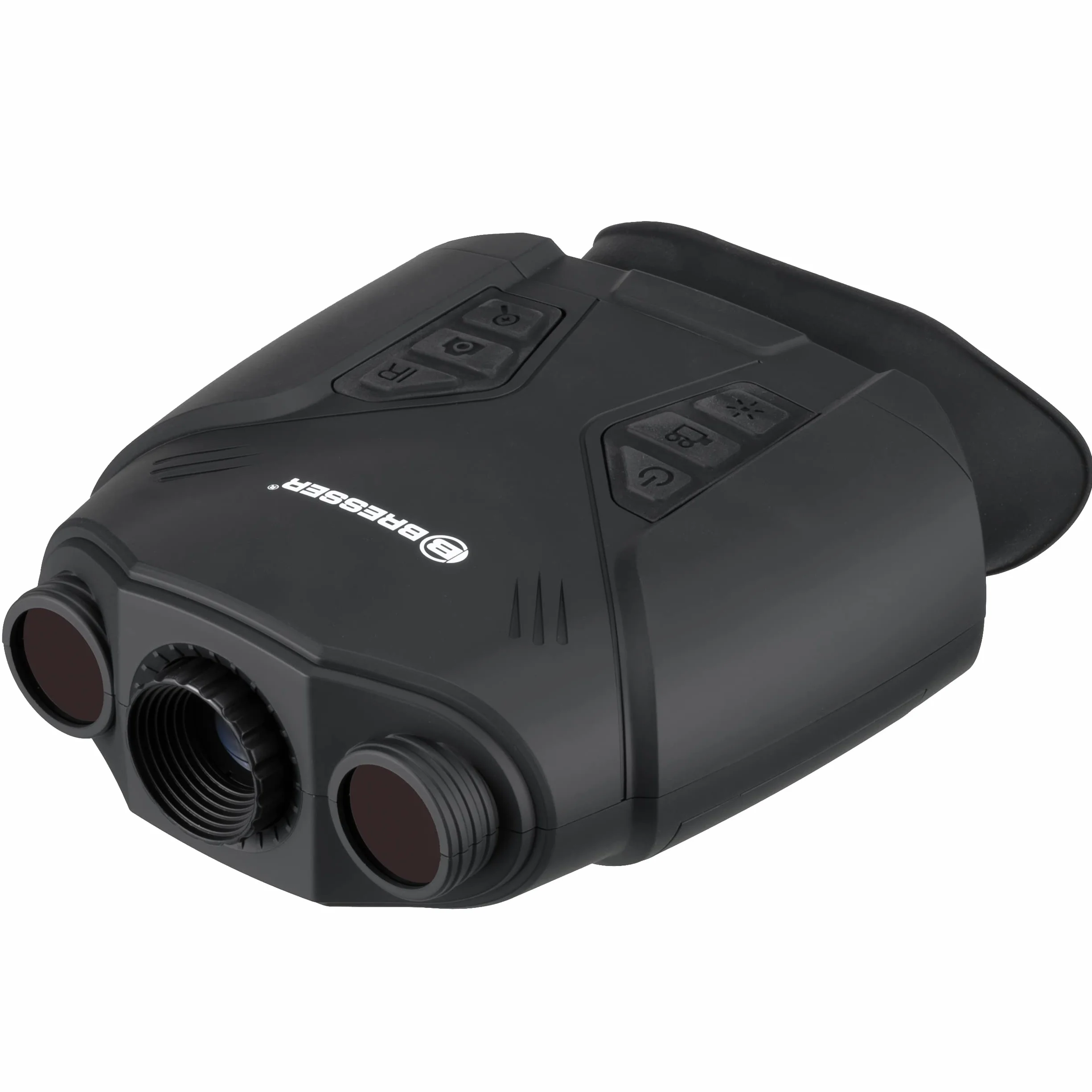 Bresser Cyfrowy noktowizor Binokular 3X Nightlux 200 Pro z zoomem cyfrowym (2-krotny), oświetleniem na podczerwień, dużym wyświetlaczem, funkcją zdjęć i wideo